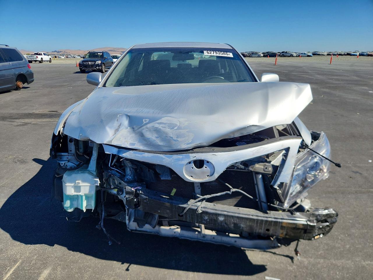2010 Toyota Camry Se Silver vin: 4T1BF3EKXAU062224