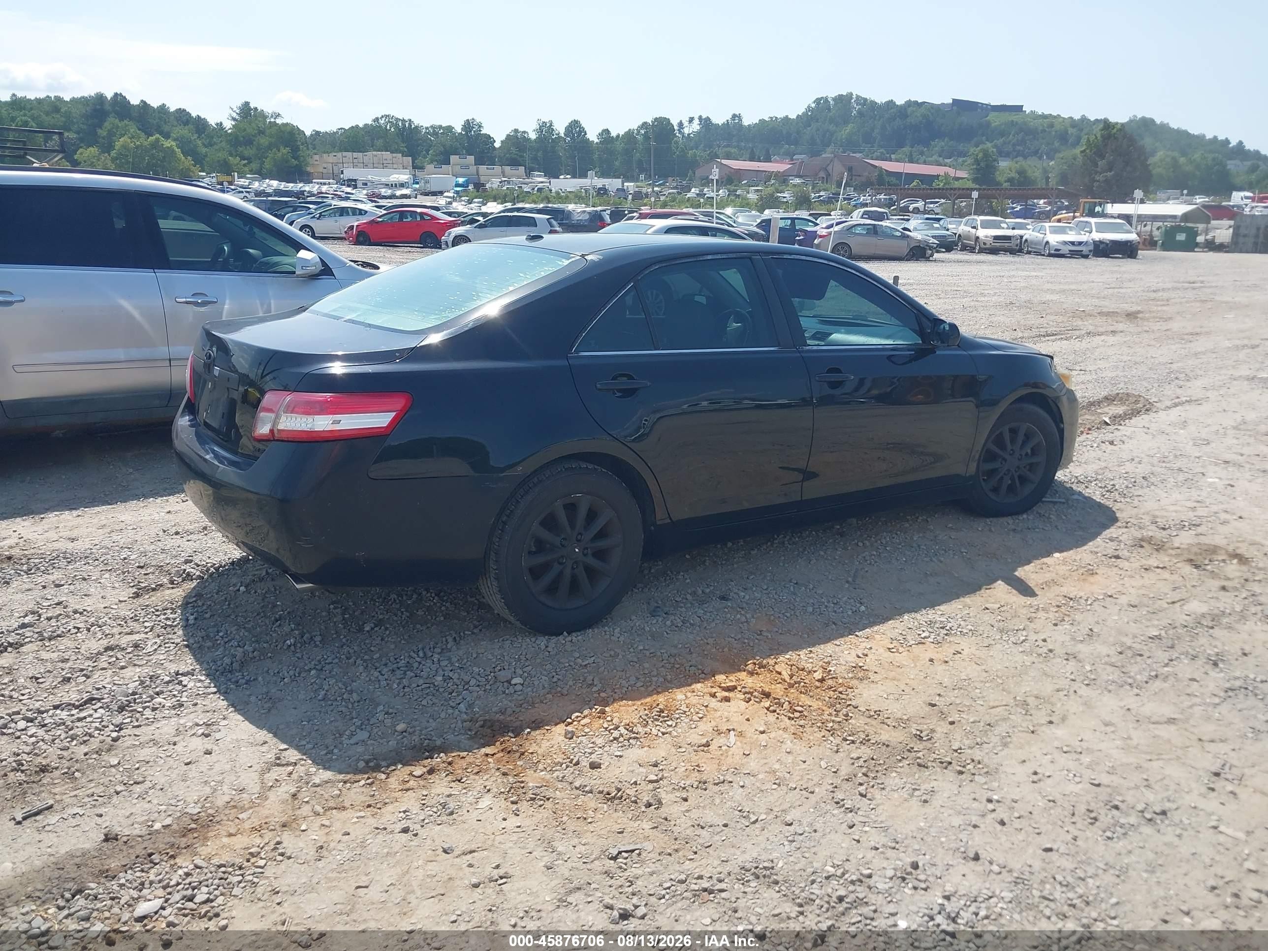 2010 Toyota Camry Xle Black vin: 4T1BF3EKXAU065219