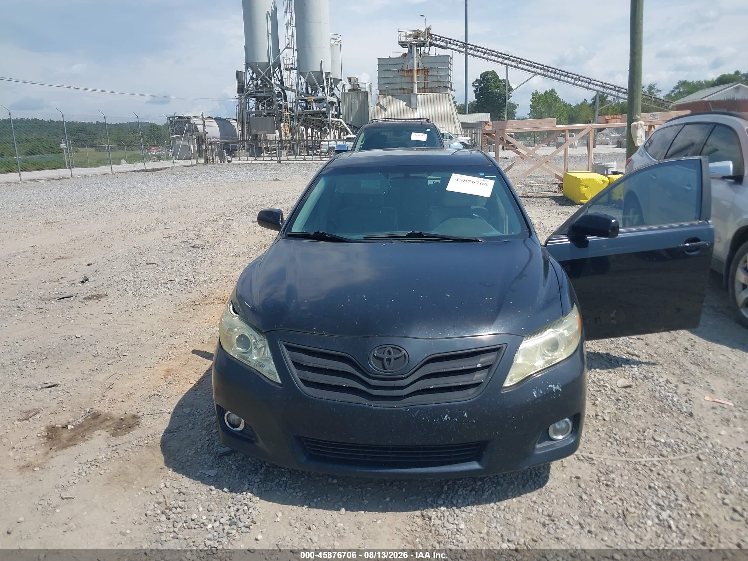 2010 Toyota Camry Xle Black vin: 4T1BF3EKXAU065219