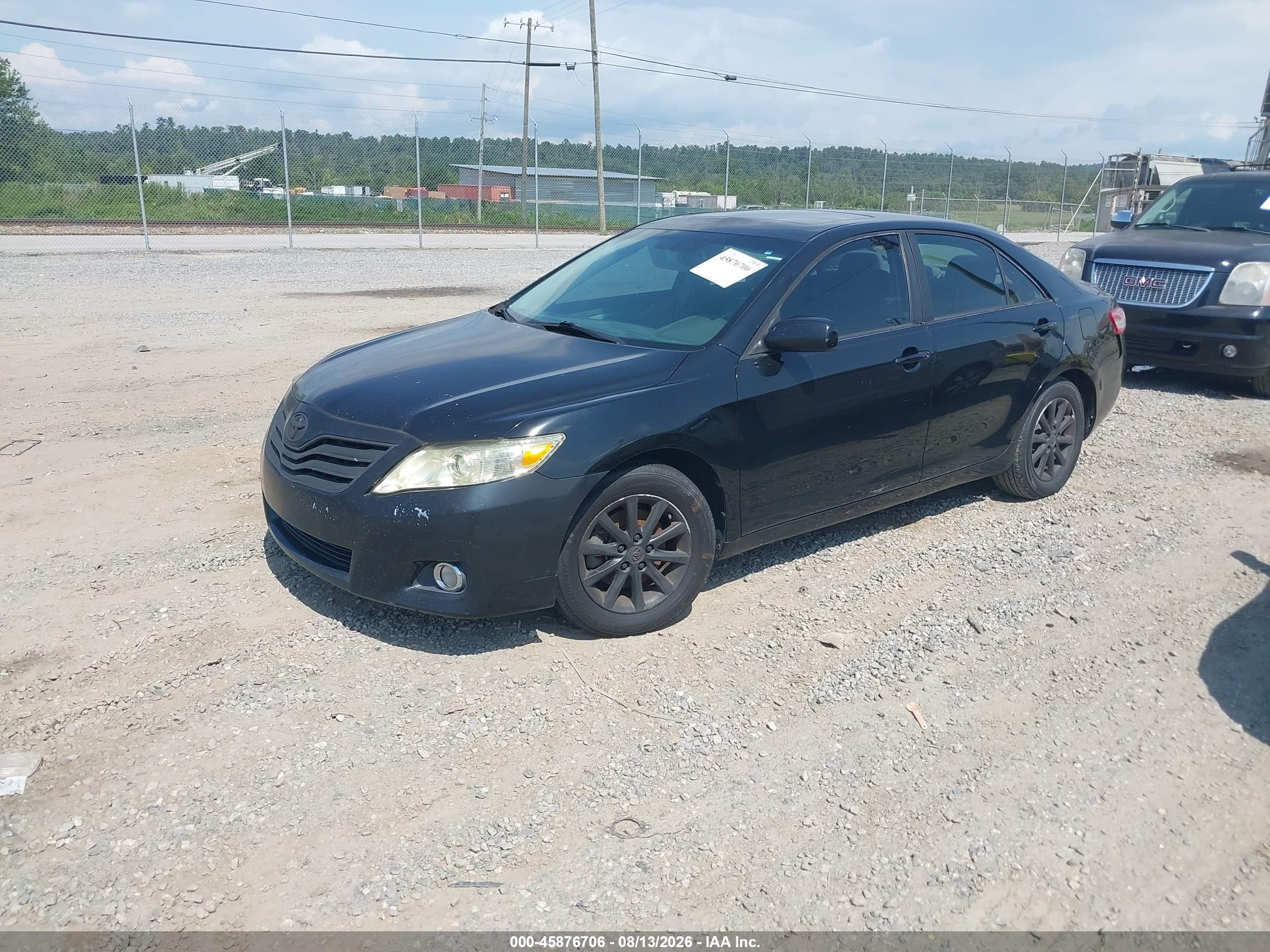 2010 Toyota Camry Xle Black vin: 4T1BF3EKXAU065219
