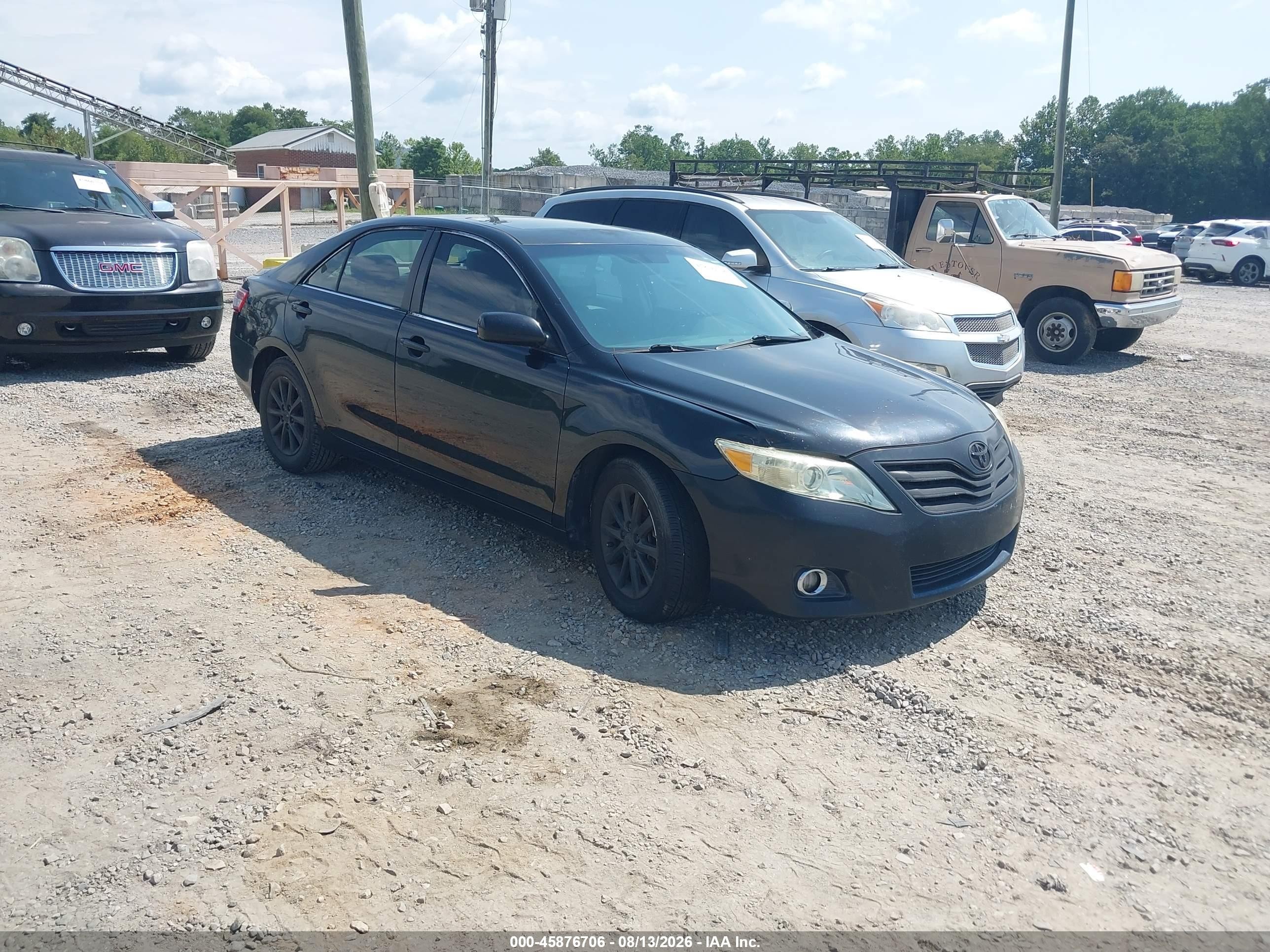 2010 Toyota Camry Xle Black vin: 4T1BF3EKXAU065219