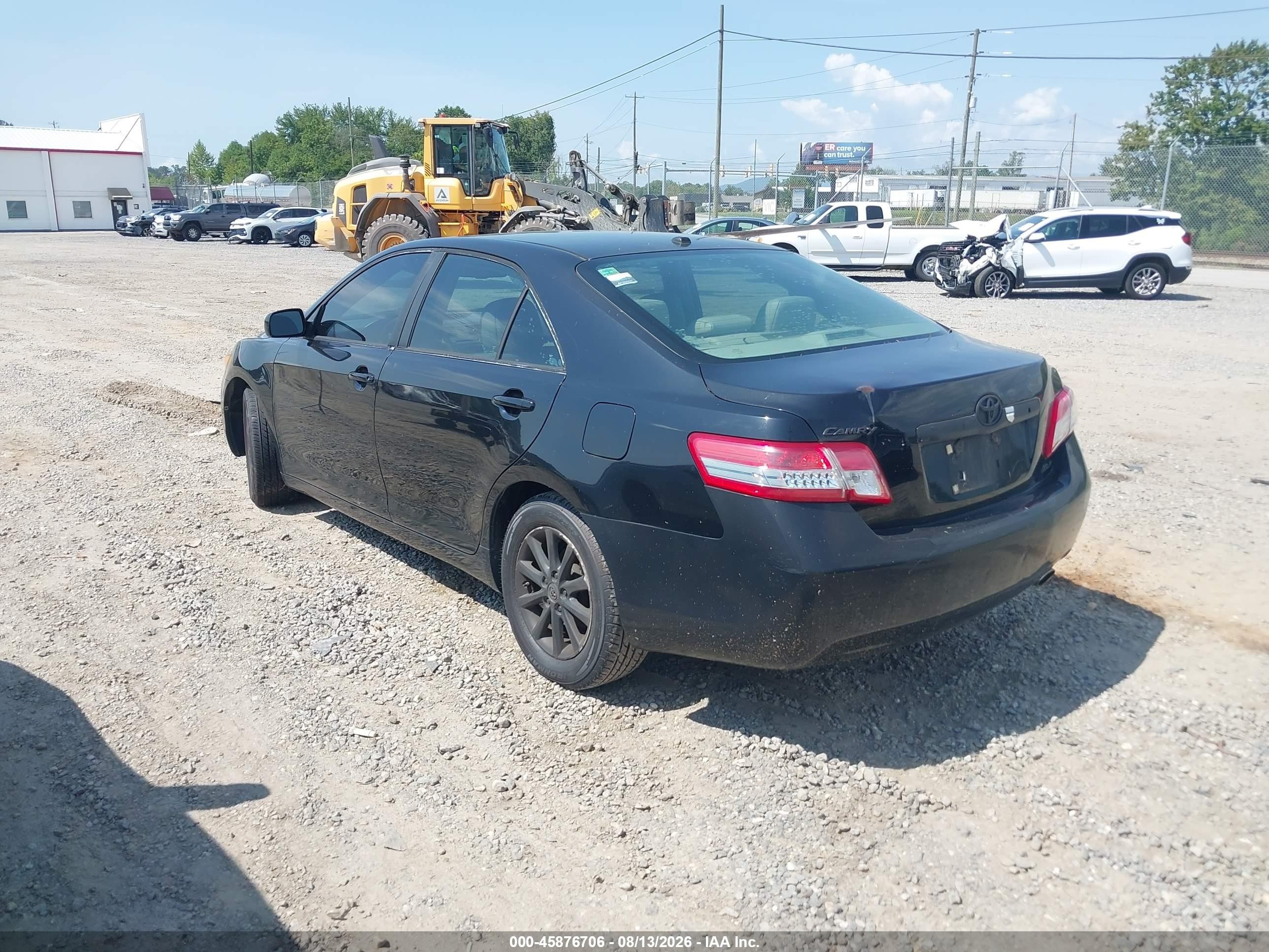 2010 Toyota Camry Xle Black vin: 4T1BF3EKXAU065219