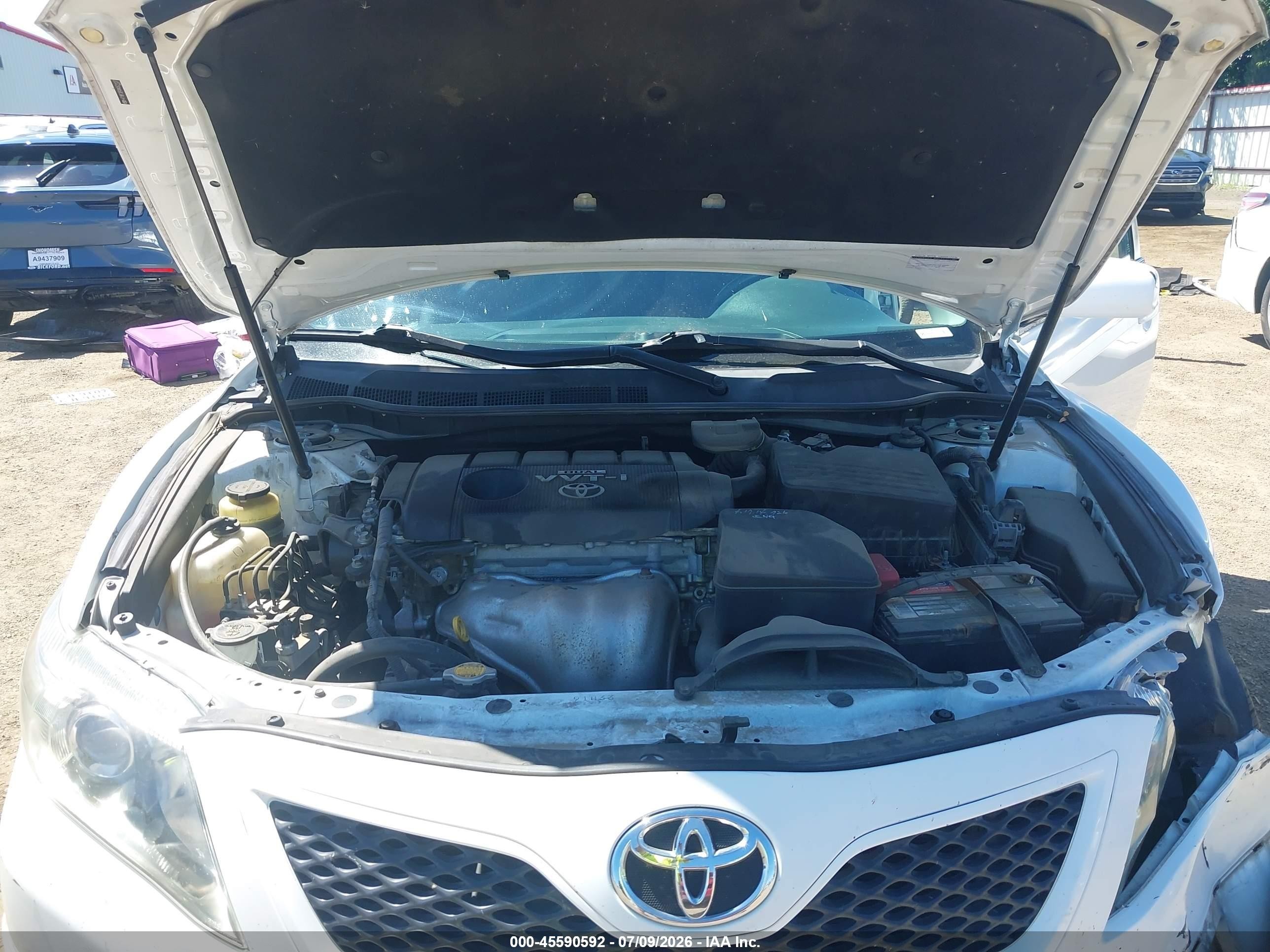 2010 Toyota Camry Se White vin: 4T1BF3EKXAU521137