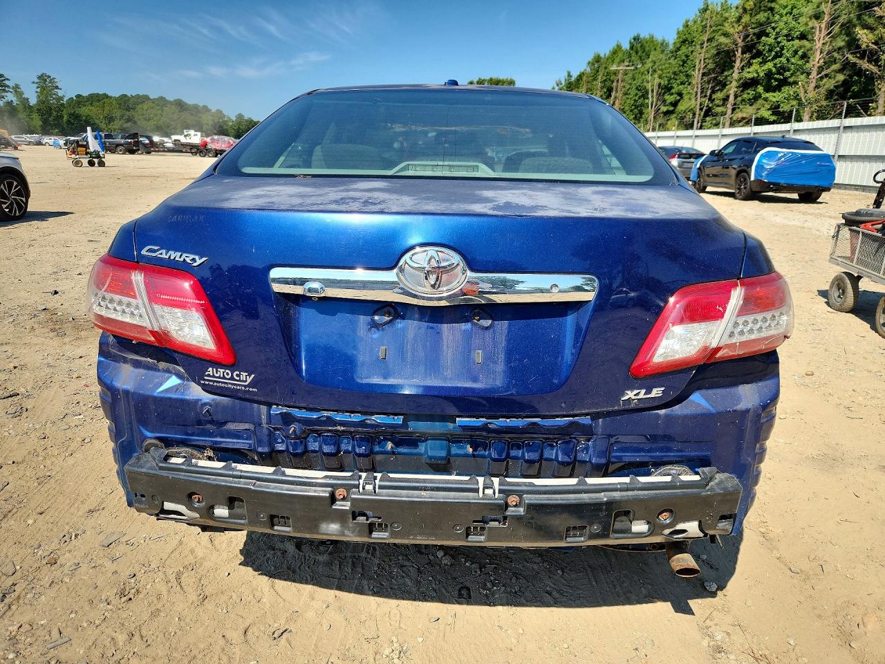 2010 Toyota Camry Xle Blue vin: 4T1BF3EKXAU531795