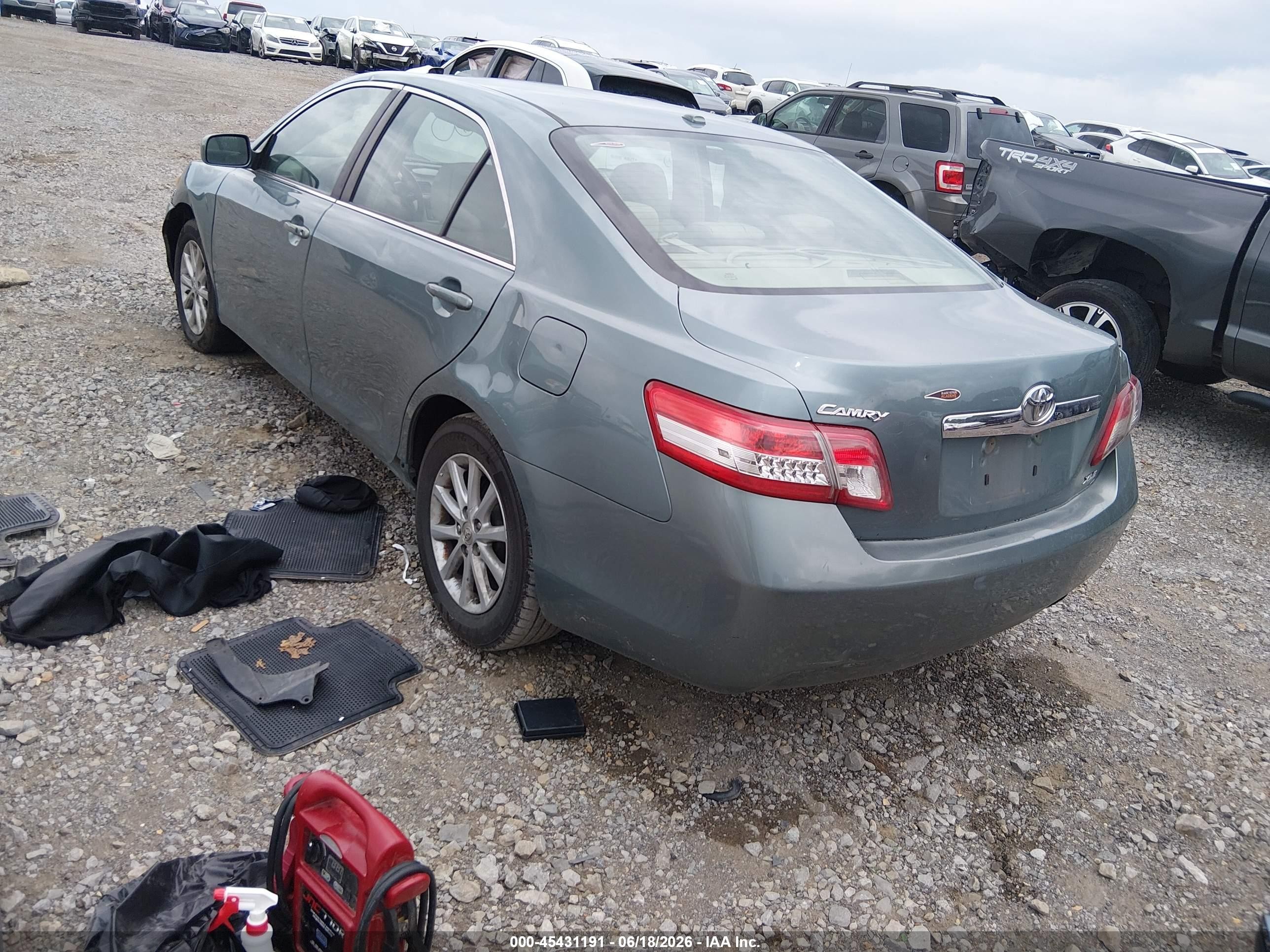 2010 Toyota Camry Xle Teal vin: 4T1BF3EKXAU562870