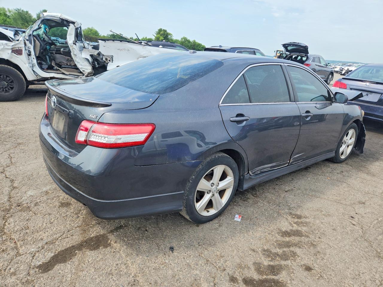2011 Toyota Camry Se Black vin: 4T1BF3EKXBU120902