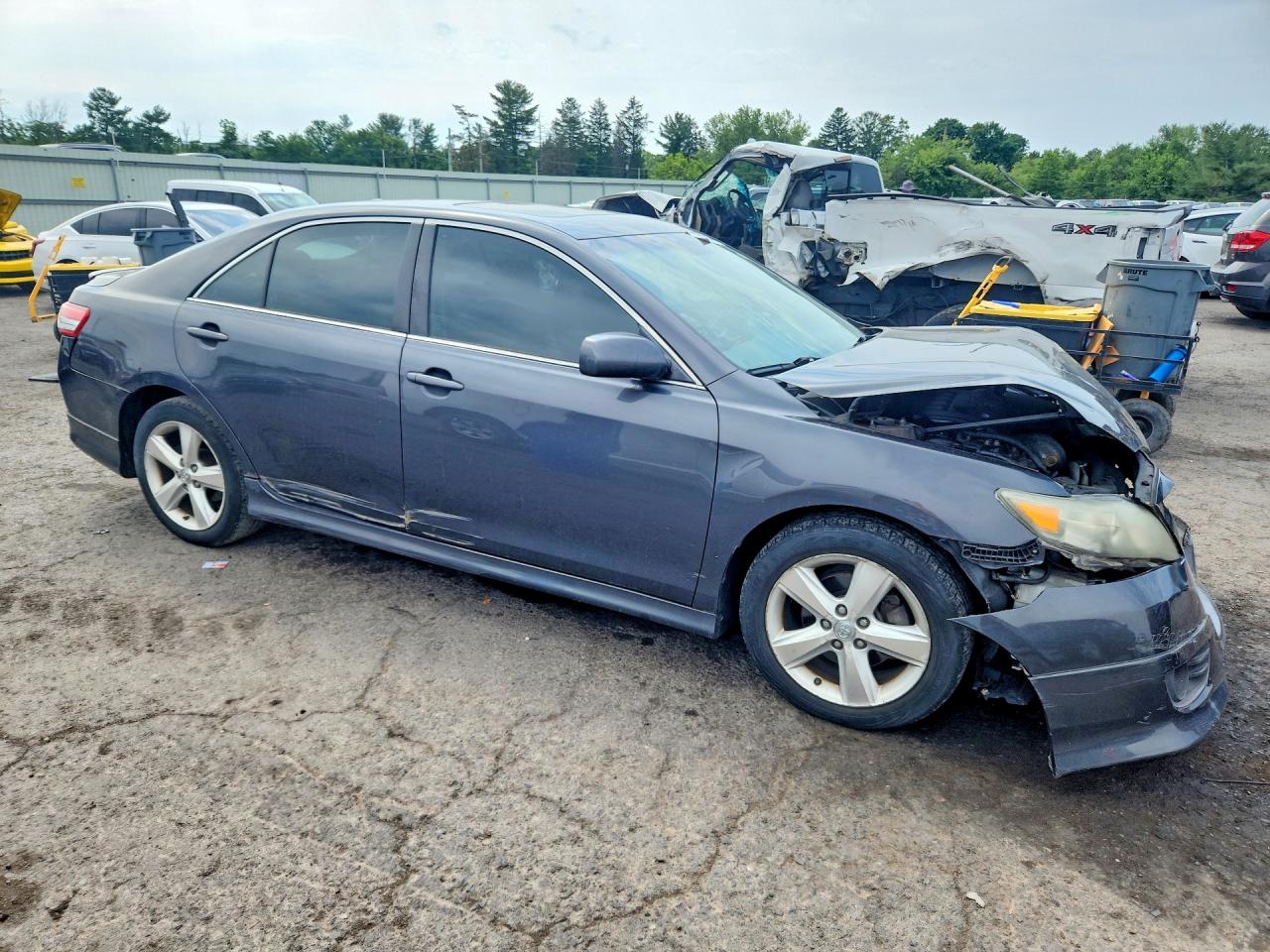 2011 Toyota Camry Se Black vin: 4T1BF3EKXBU120902