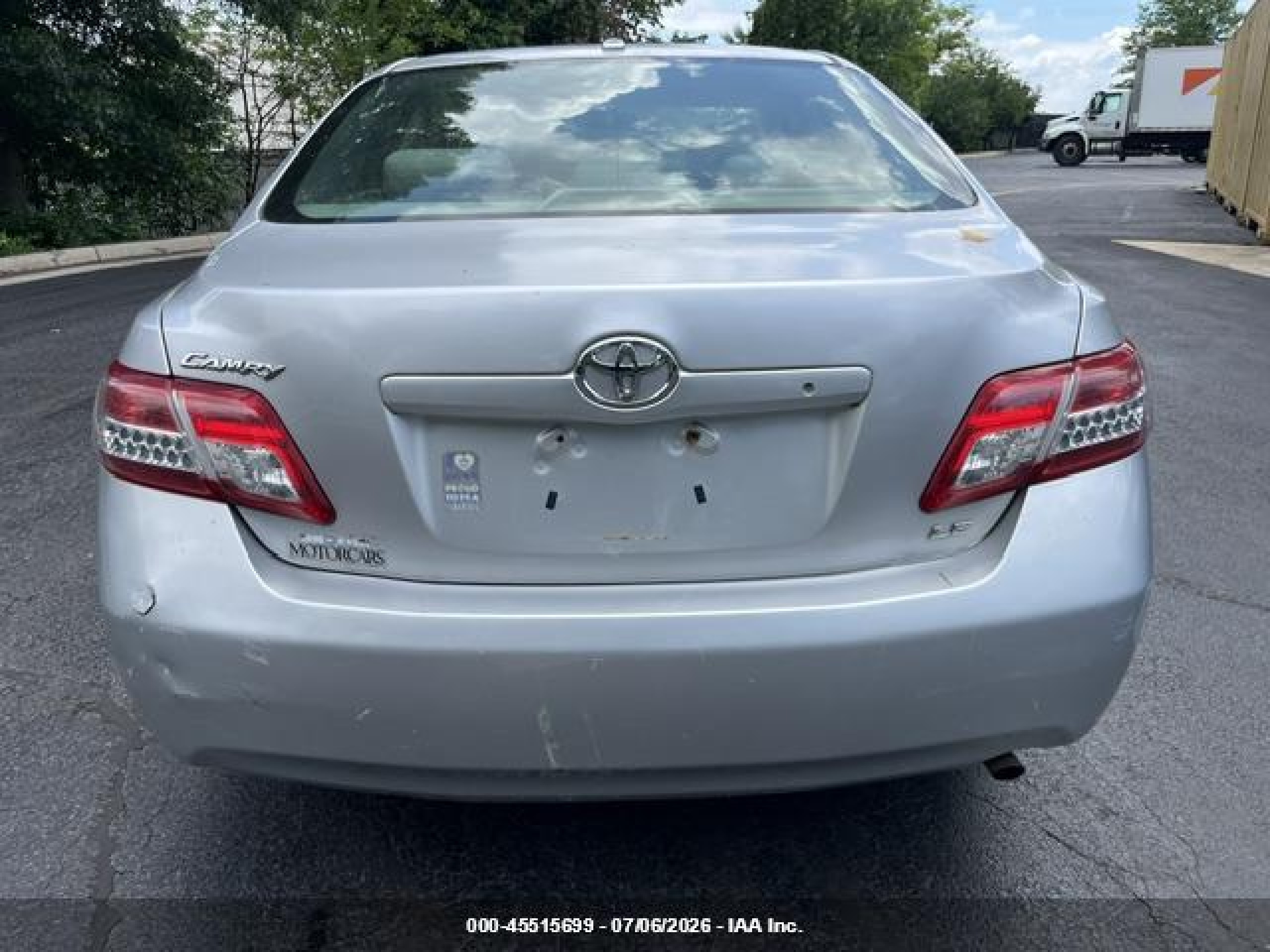 2011 Toyota Camry Le Silver vin: 4T1BF3EKXBU163636