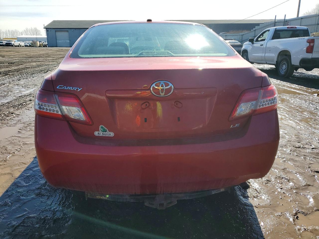 2011 Toyota Camry Le Красный vin: 4T1BF3EKXBU182428