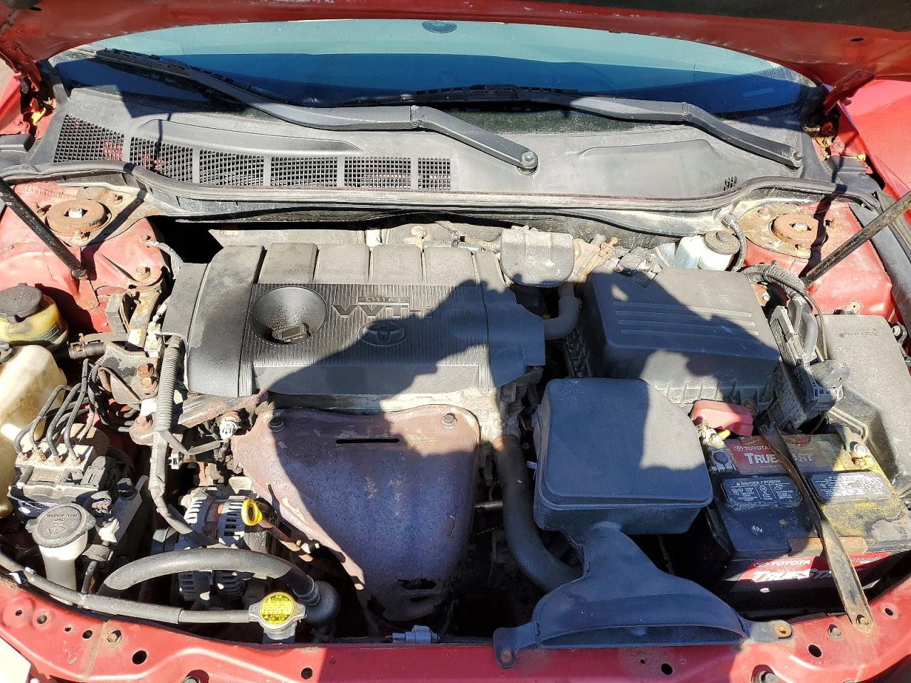 2011 Toyota Camry Le Красный vin: 4T1BF3EKXBU182428