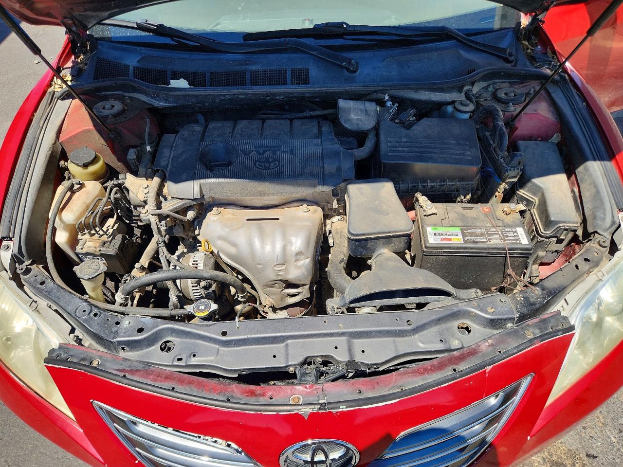 2011 Toyota Camry Le Red vin: 4T1BF3EKXBU186544