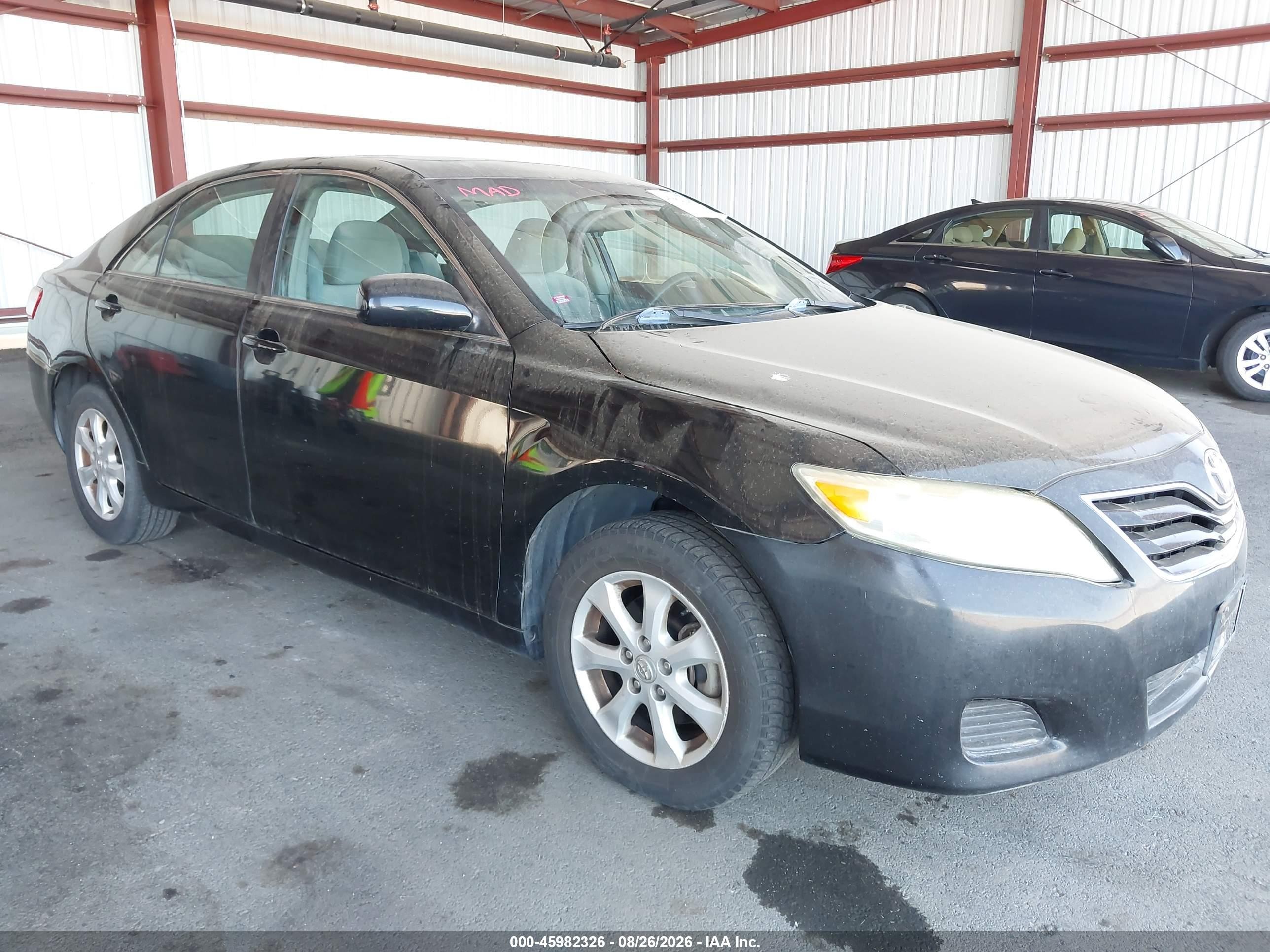 2011 Toyota Camry Le Black vin: 4T1BF3EKXBU189797