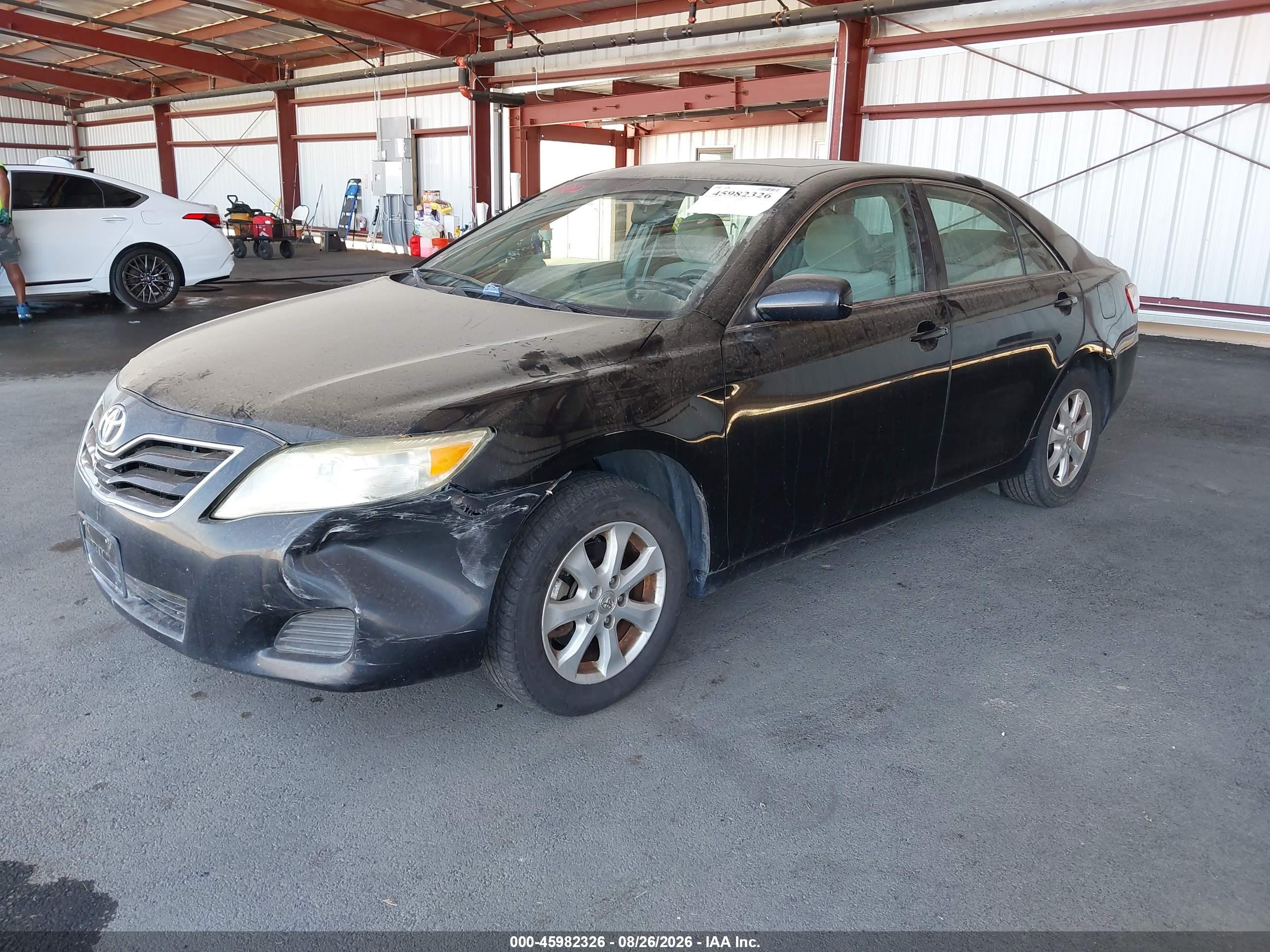 2011 Toyota Camry Le Black vin: 4T1BF3EKXBU189797