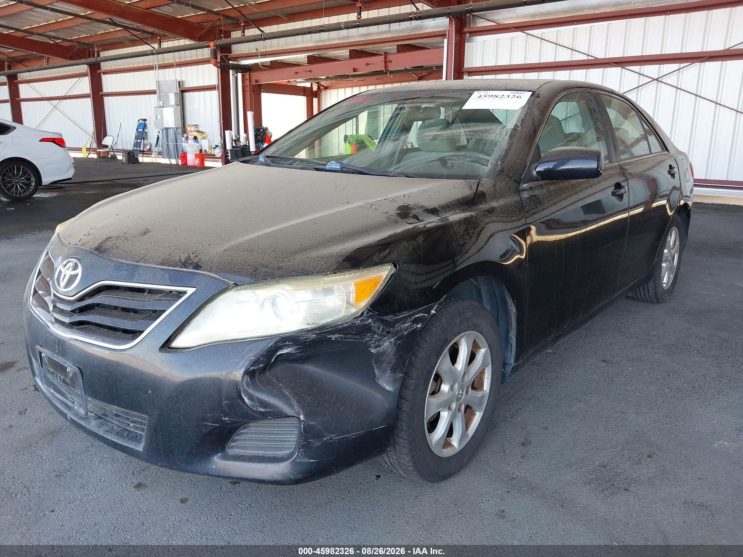 2011 Toyota Camry Le Black vin: 4T1BF3EKXBU189797