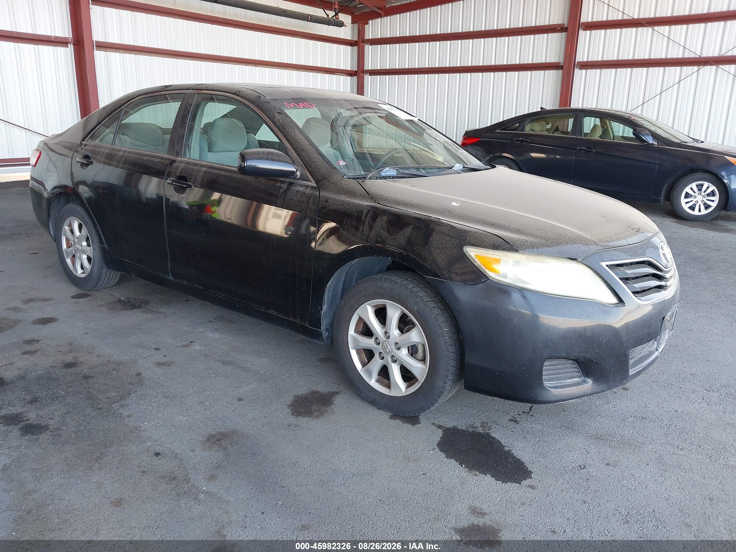 2011 Toyota Camry Le Black vin: 4T1BF3EKXBU189797