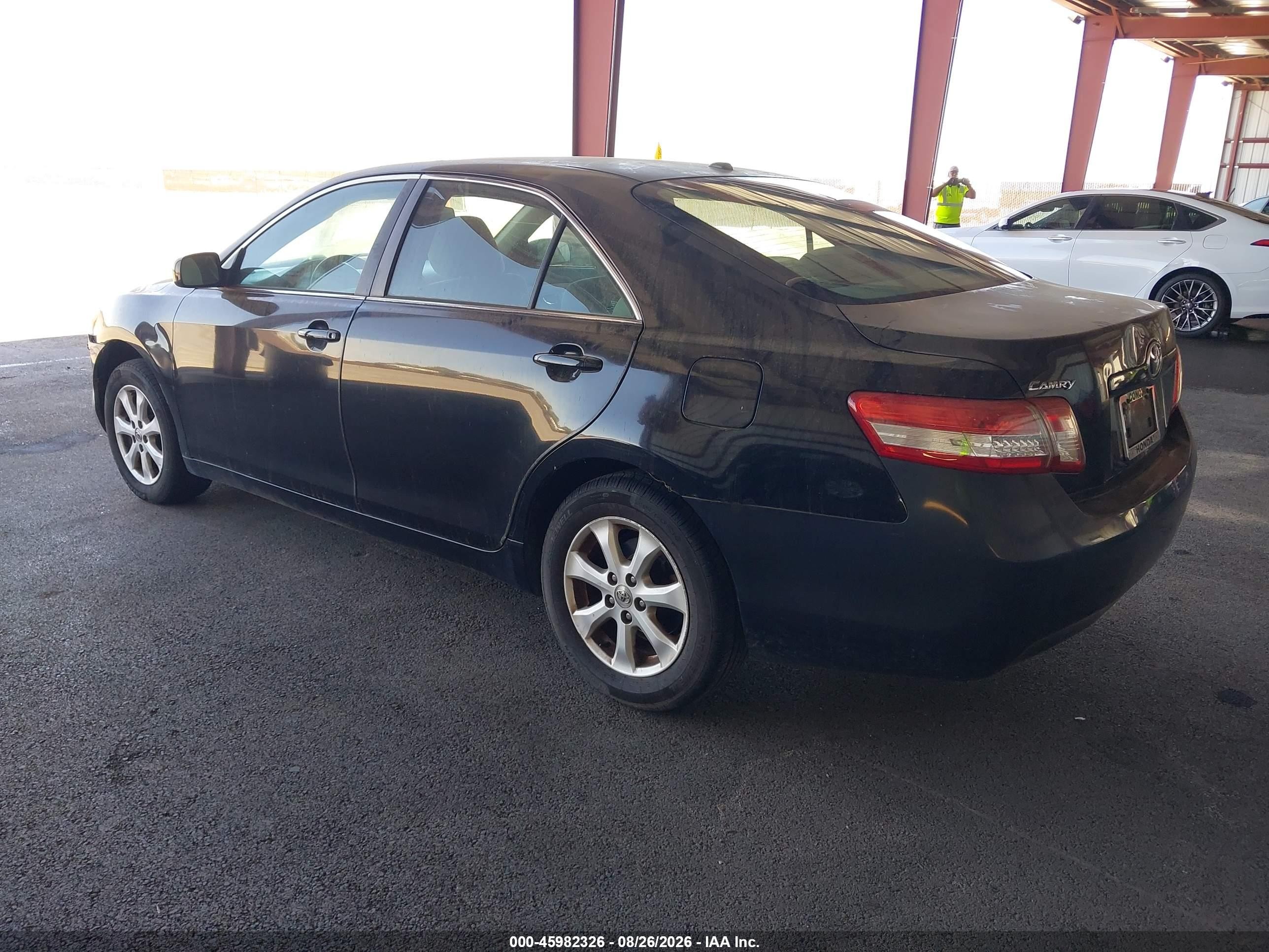 2011 Toyota Camry Le Black vin: 4T1BF3EKXBU189797