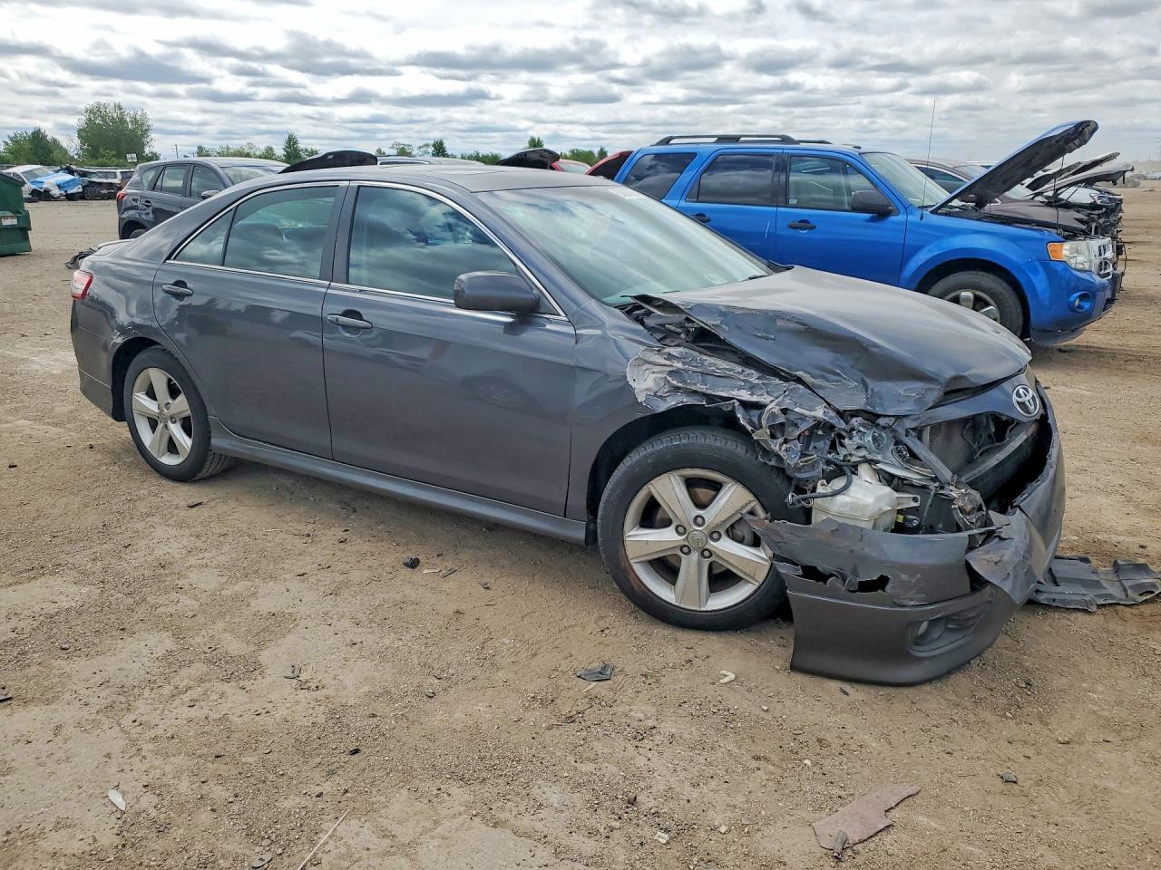 2011 Toyota Camry Se Gray vin: 4T1BF3EKXBU201950