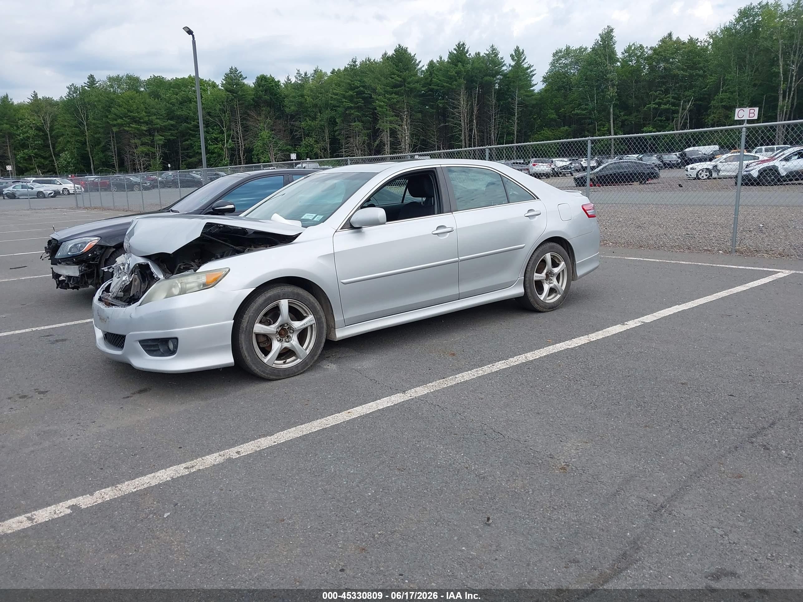 2011 Toyota Camry Se Серебряный vin: 4T1BF3EKXBU216903