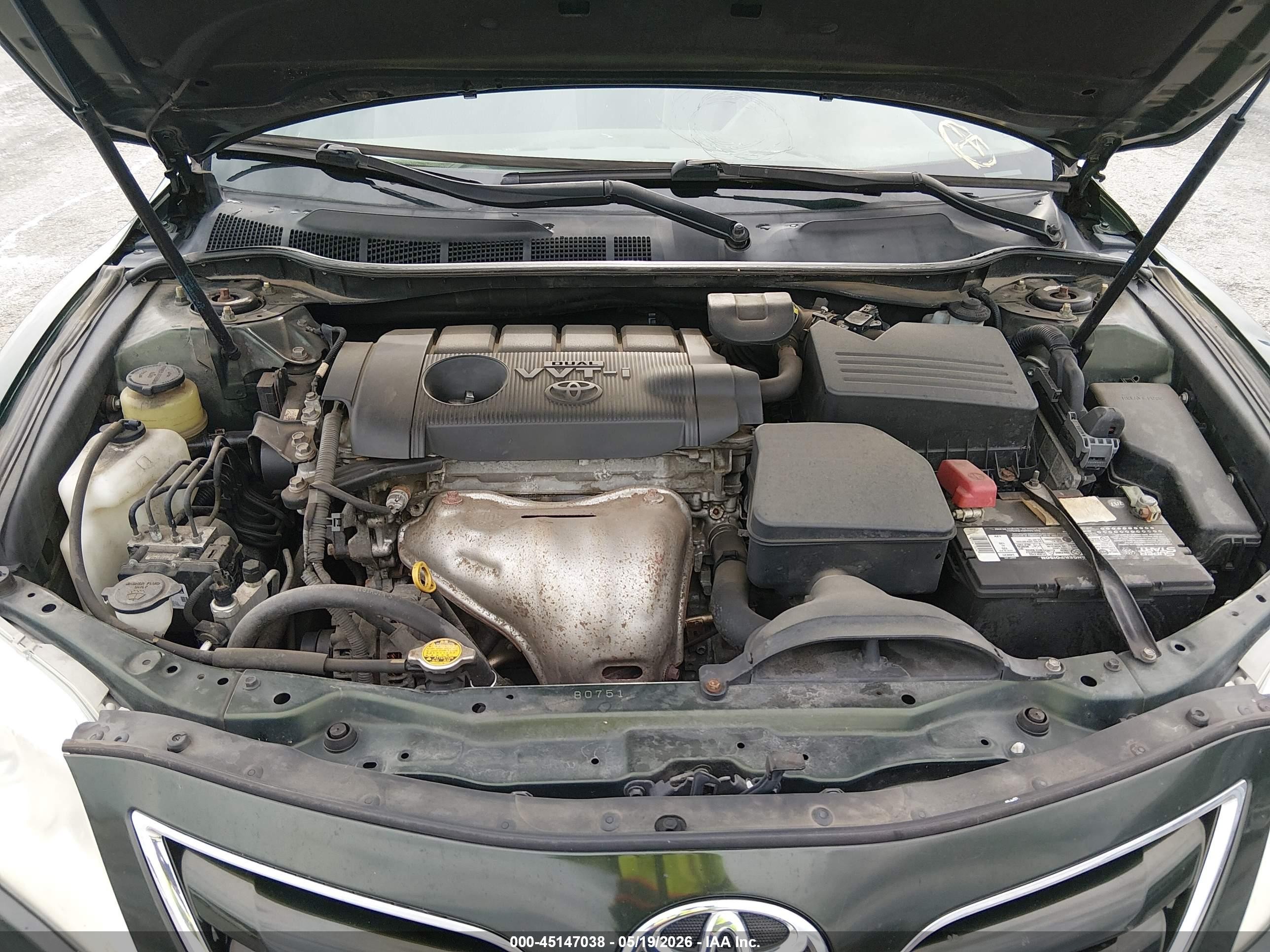 2011 Toyota Camry Le Green vin: 4T1BF3EKXBU583753