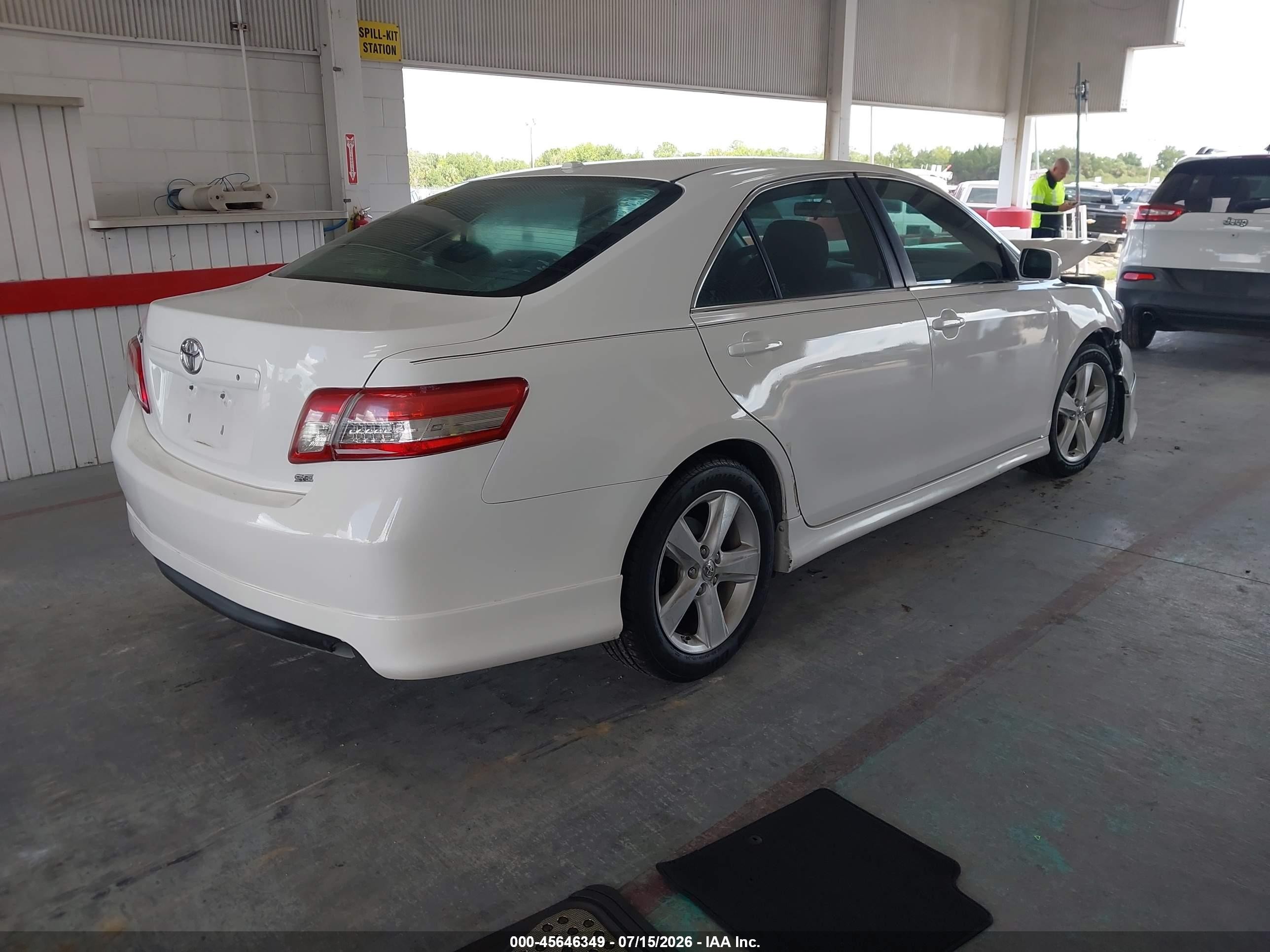 2011 Toyota Camry Se Белый vin: 4T1BF3EKXBU587186