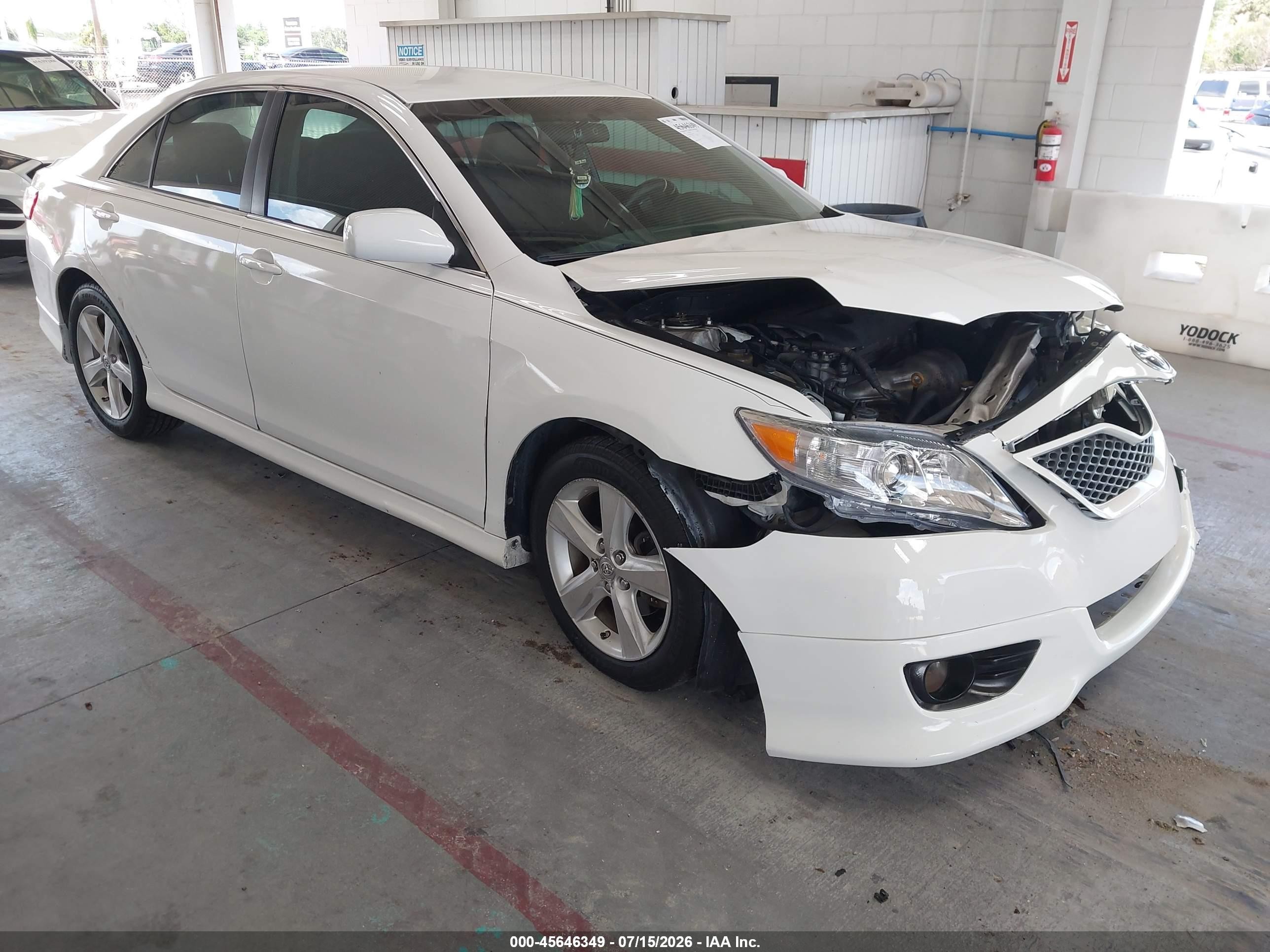 2011 Toyota Camry Se White vin: 4T1BF3EKXBU587186