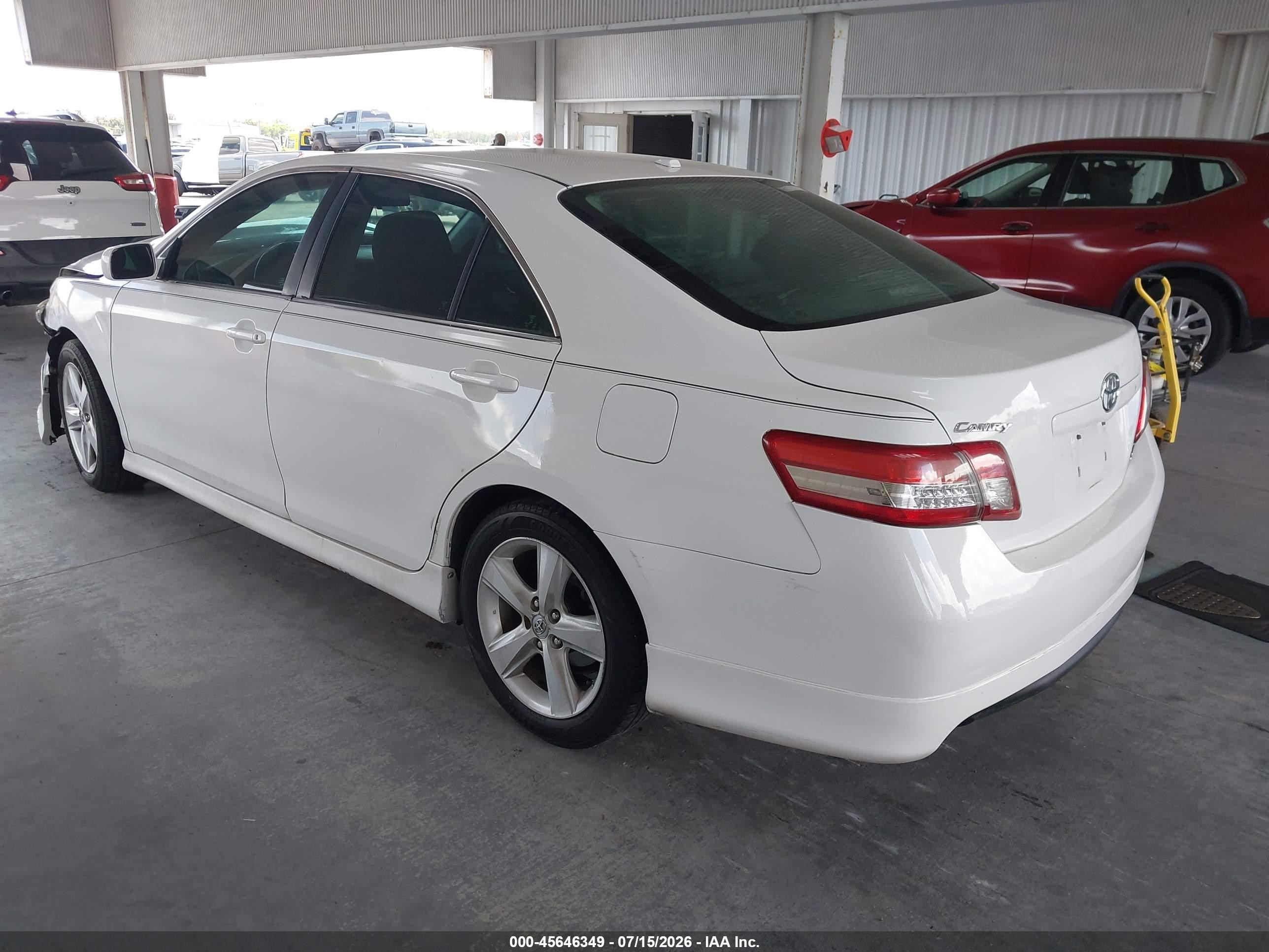 2011 Toyota Camry Se Белый vin: 4T1BF3EKXBU587186