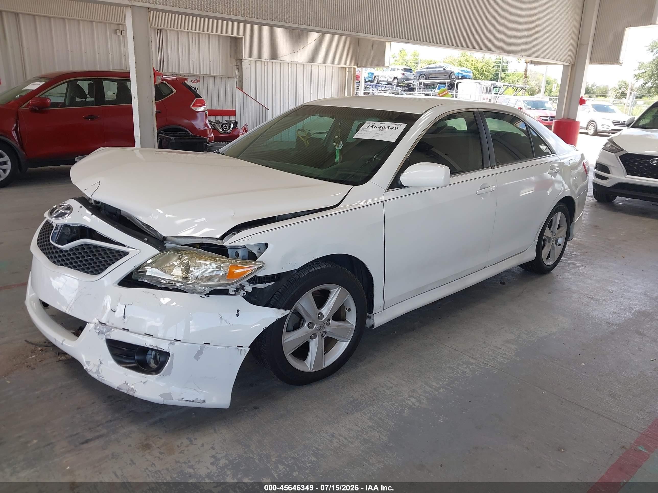 2011 Toyota Camry Se Белый vin: 4T1BF3EKXBU587186