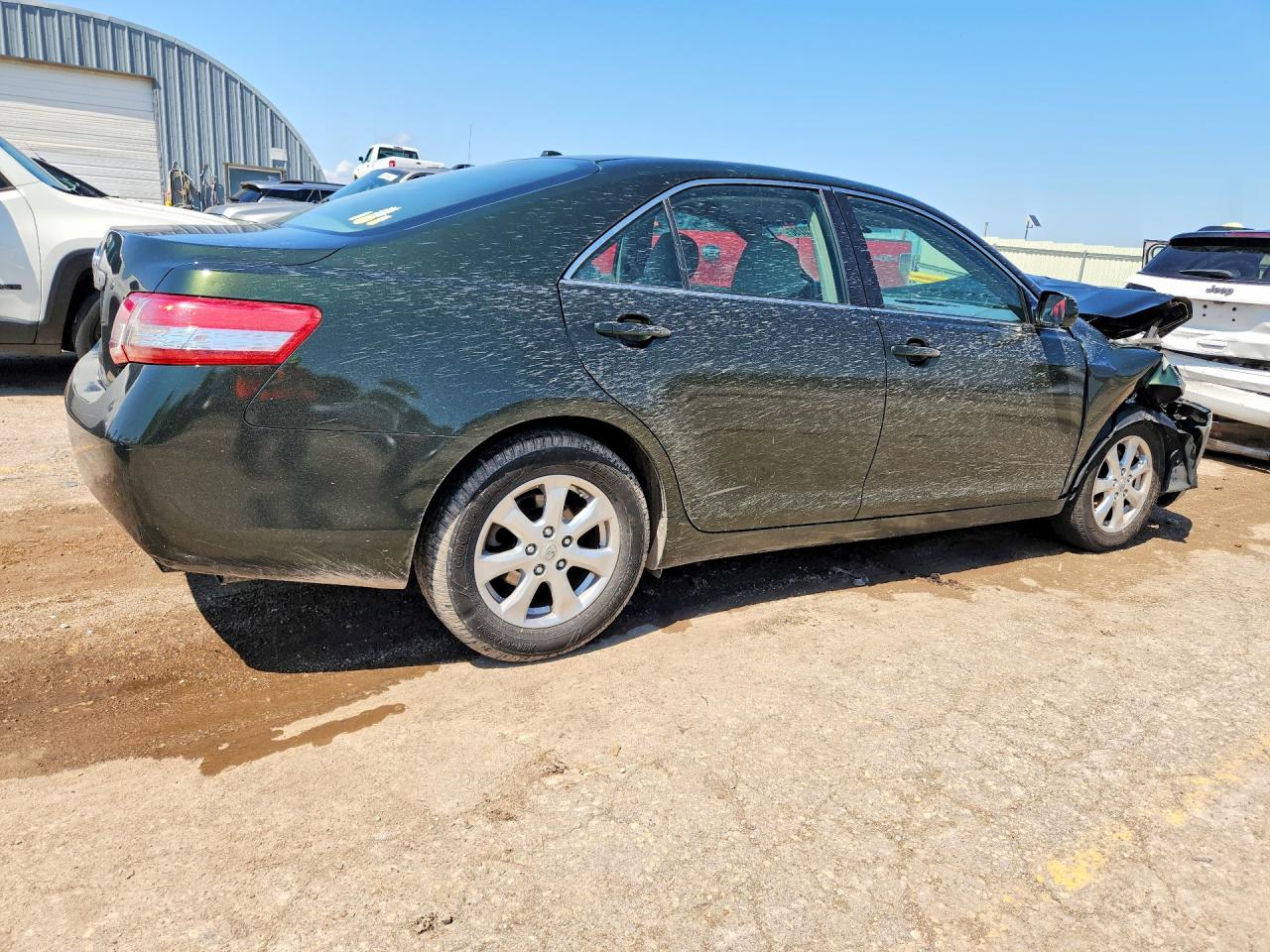 2011 Toyota Camry Le Green vin: 4T1BF3EKXBU601829