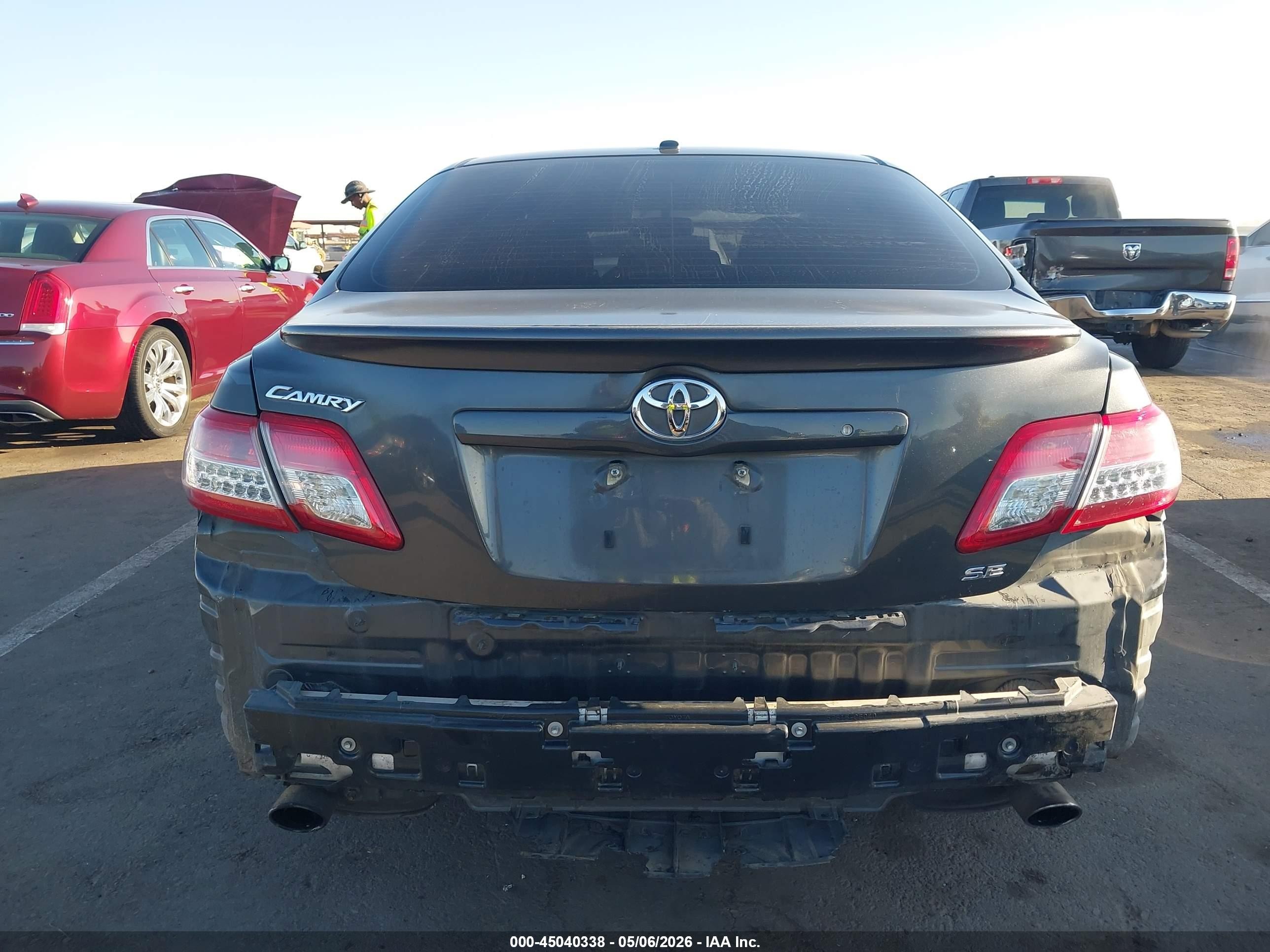 2011 Toyota Camry Se Gray vin: 4T1BF3EKXBU605928