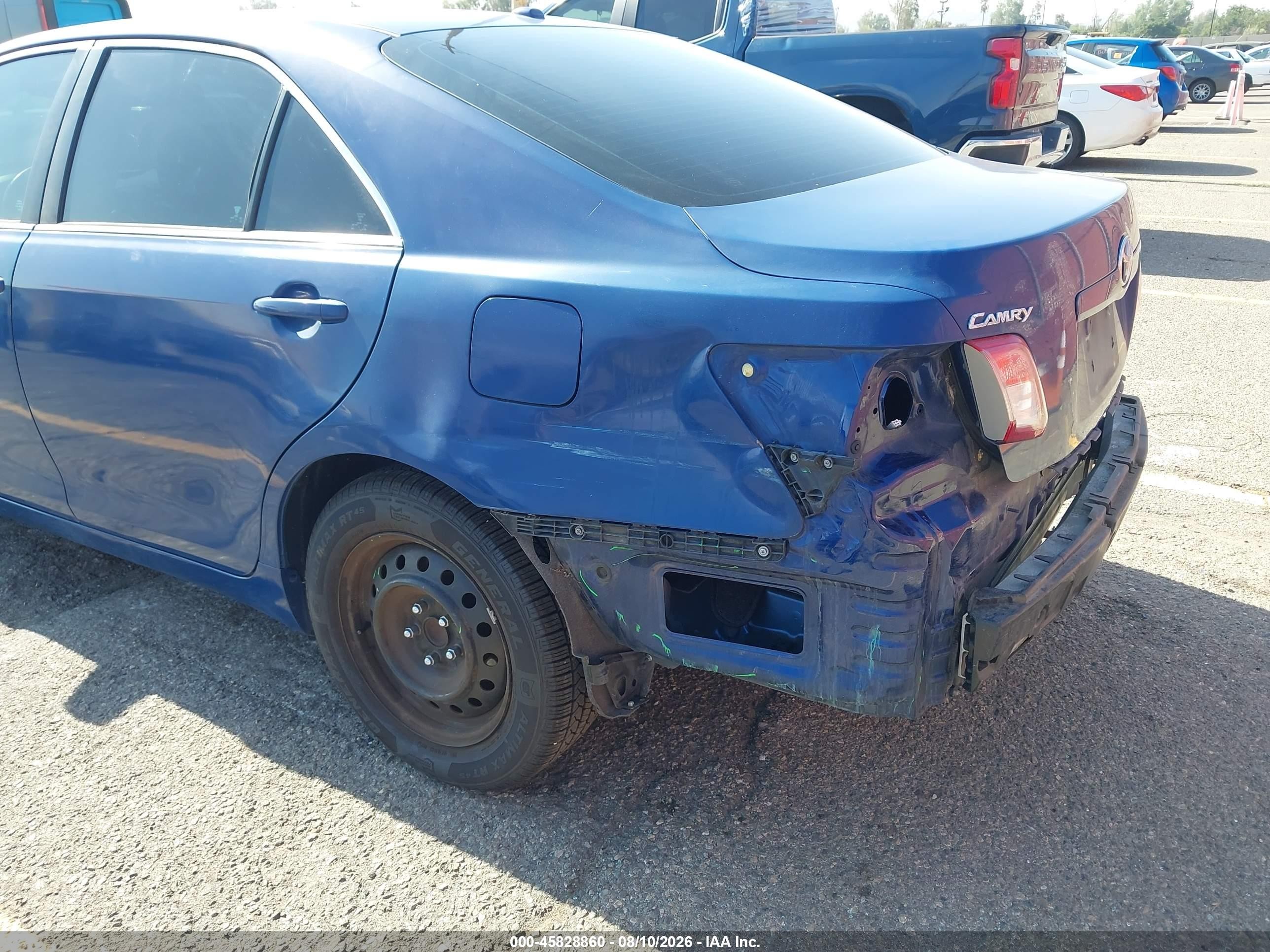 2011 Toyota Camry Le Blue vin: 4T1BF3EKXBU646205