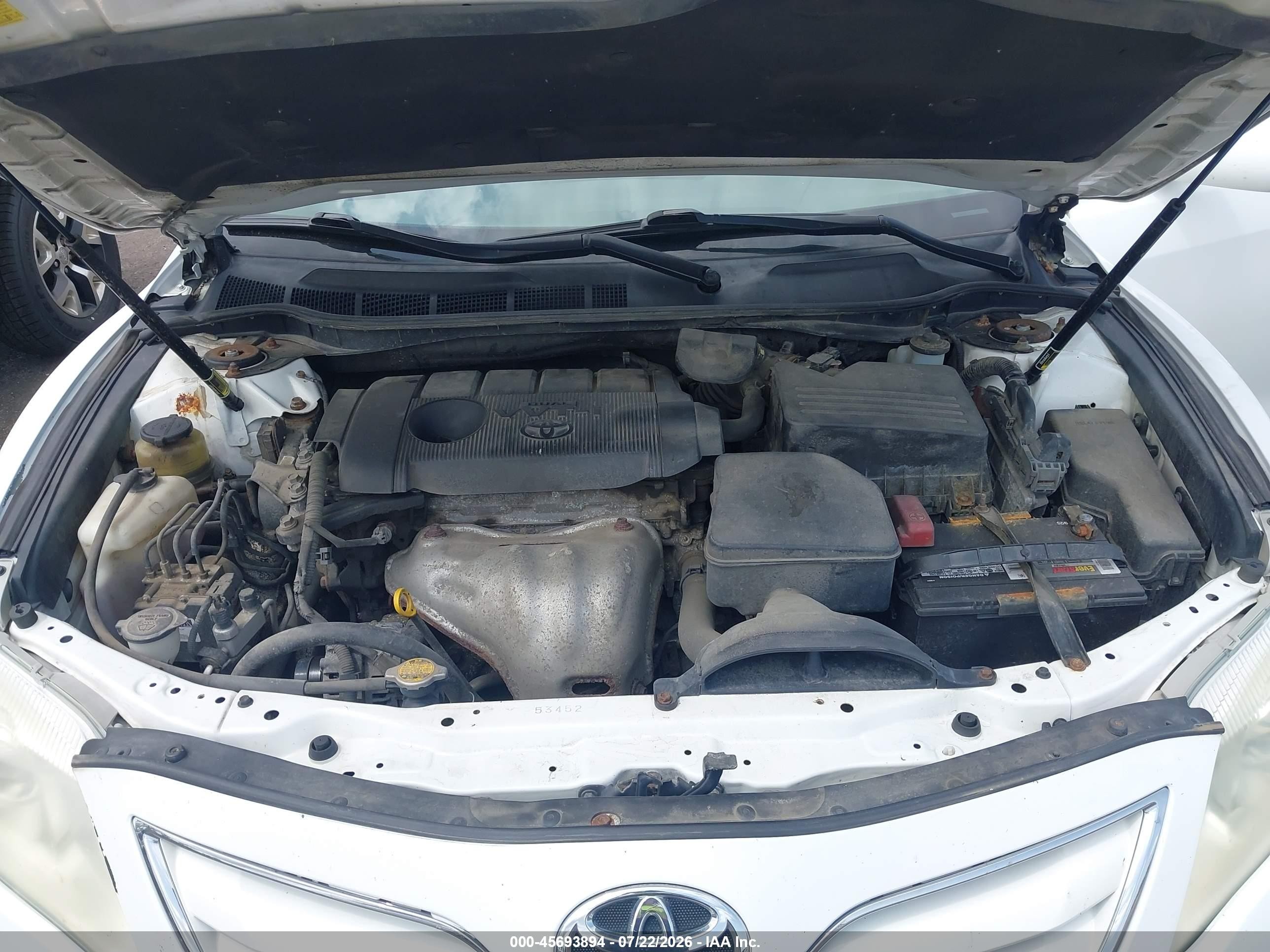 2011 Toyota Camry Le Белый vin: 4T1BF3EKXBU648519