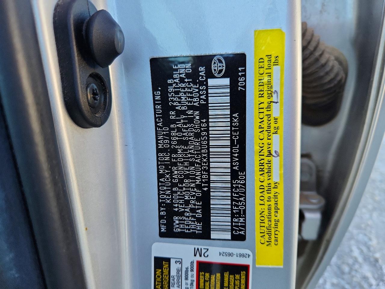 2011 Toyota Camry Se Silver vin: 4T1BF3EKXBU659164
