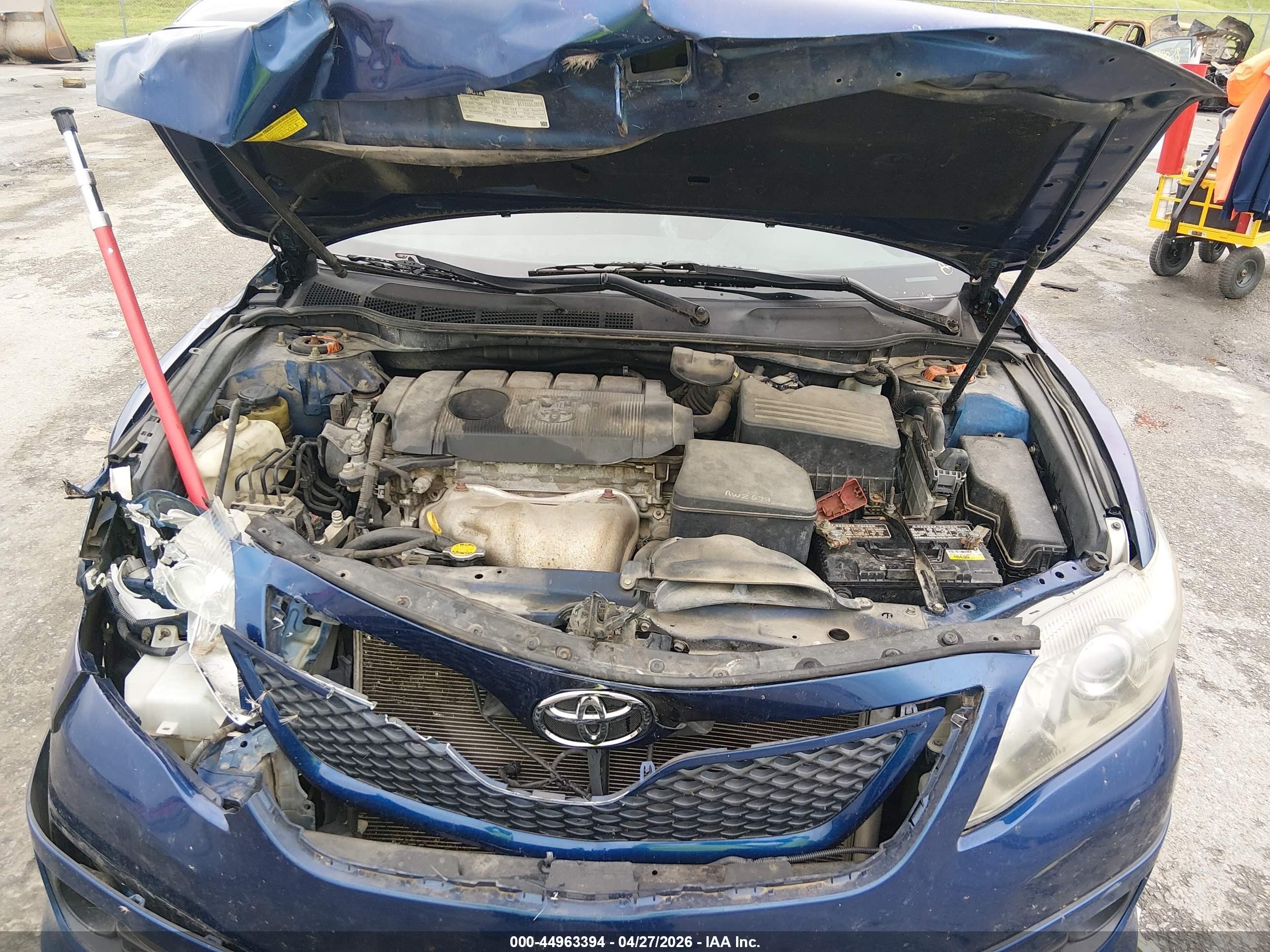 2011 Toyota Camry Se Blue vin: 4T1BF3EKXBU667930