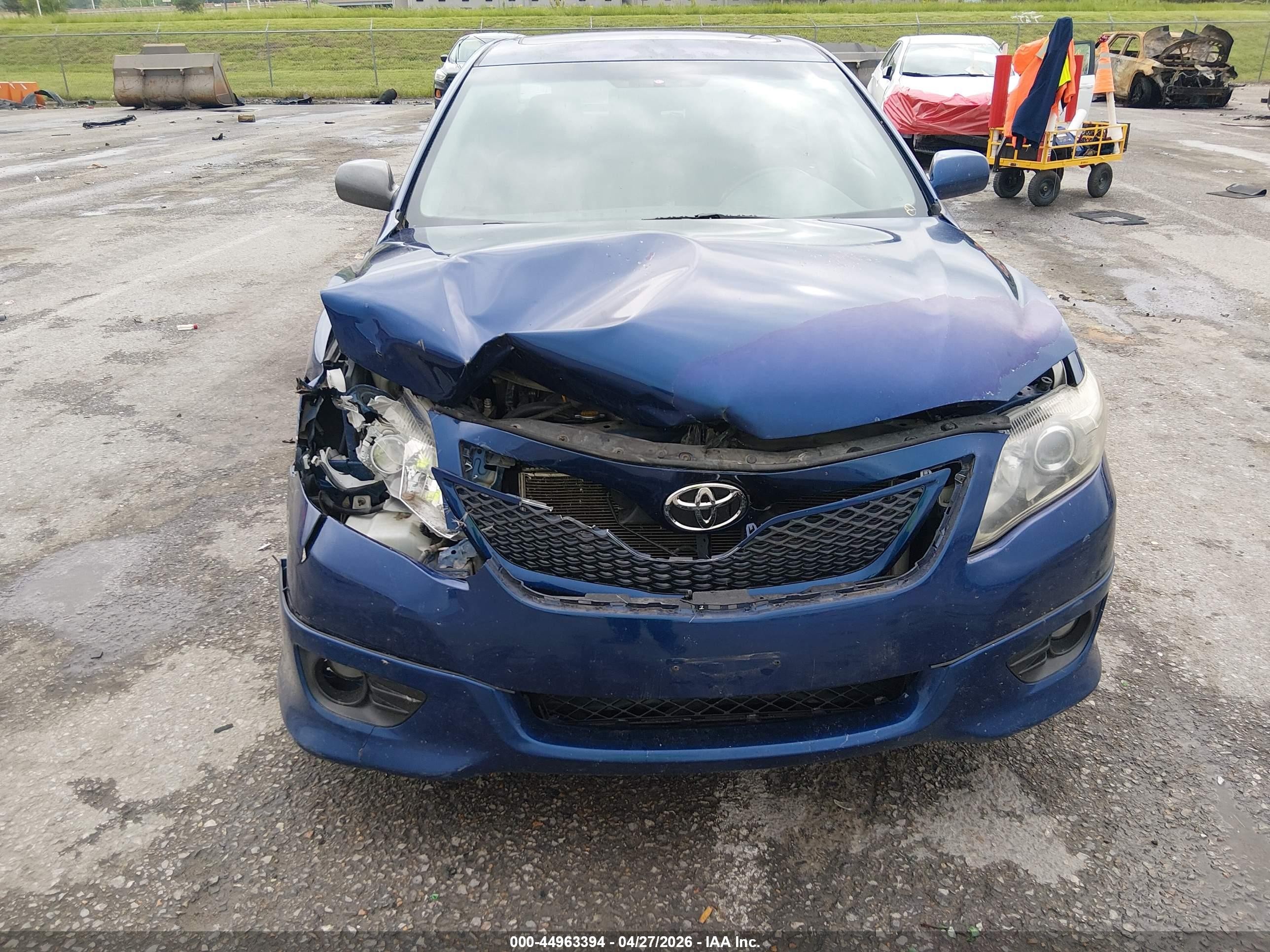 2011 Toyota Camry Se Blue vin: 4T1BF3EKXBU667930