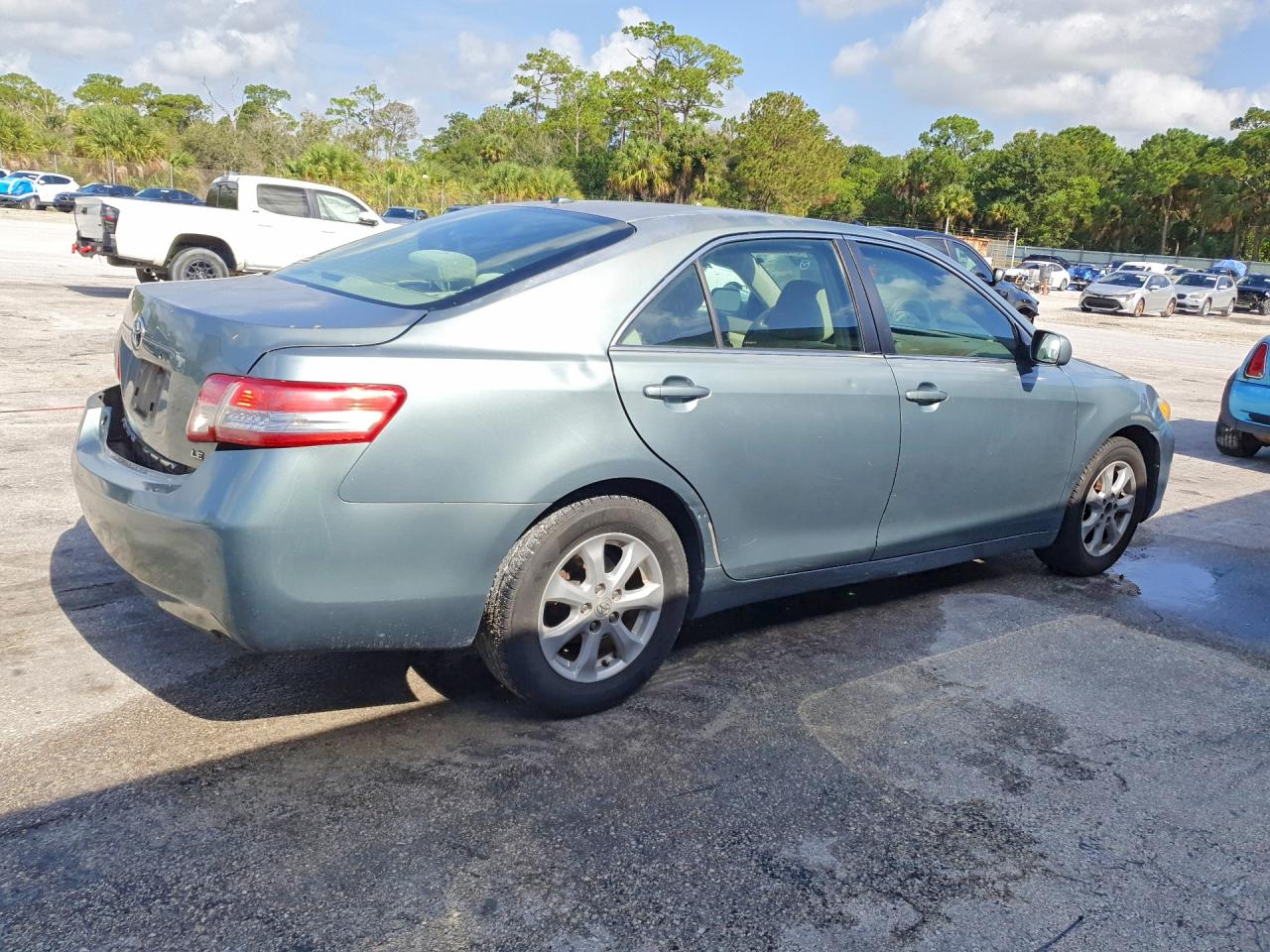 2011 Toyota Camry Le Синий vin: 4T1BF3EKXBU672139