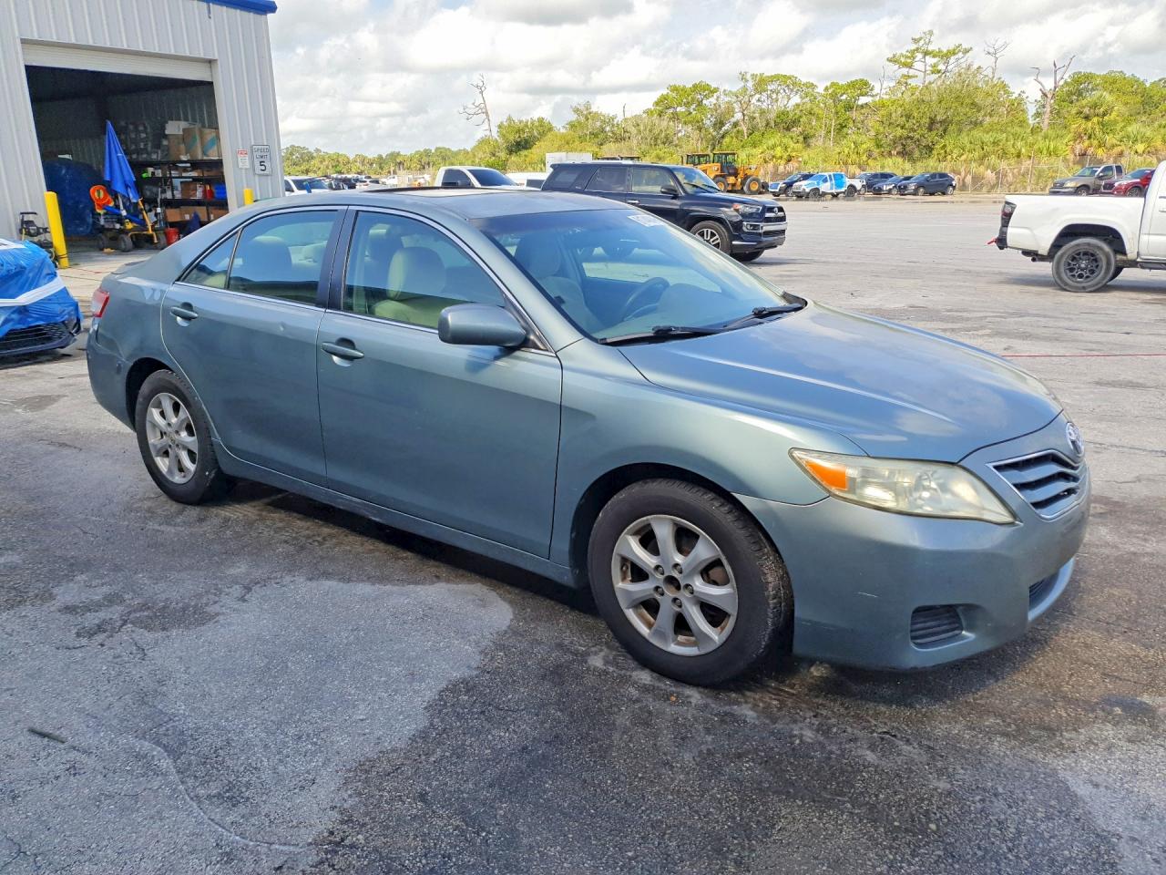 2011 Toyota Camry Le Синий vin: 4T1BF3EKXBU672139