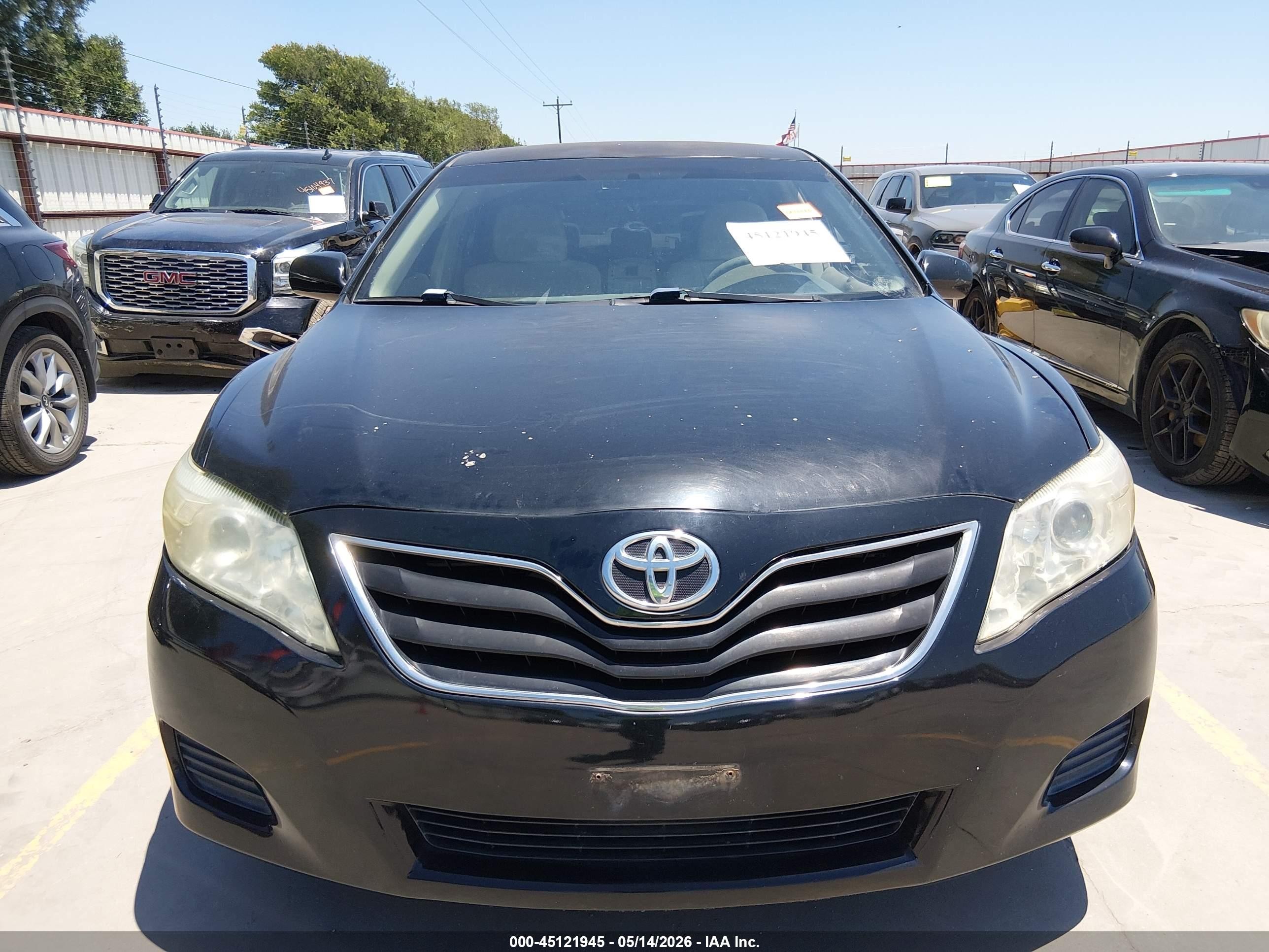 2011 Toyota Camry Le Black vin: 4T1BF3EKXBU675154