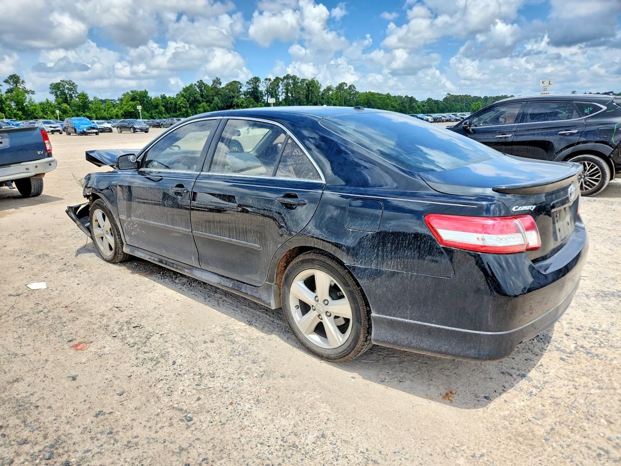 2011 Toyota Camry Se Black vin: 4T1BF3EKXBU690592