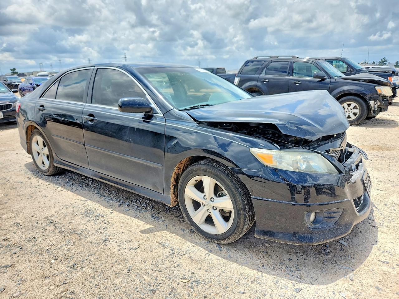 2011 Toyota Camry Se Black vin: 4T1BF3EKXBU690592