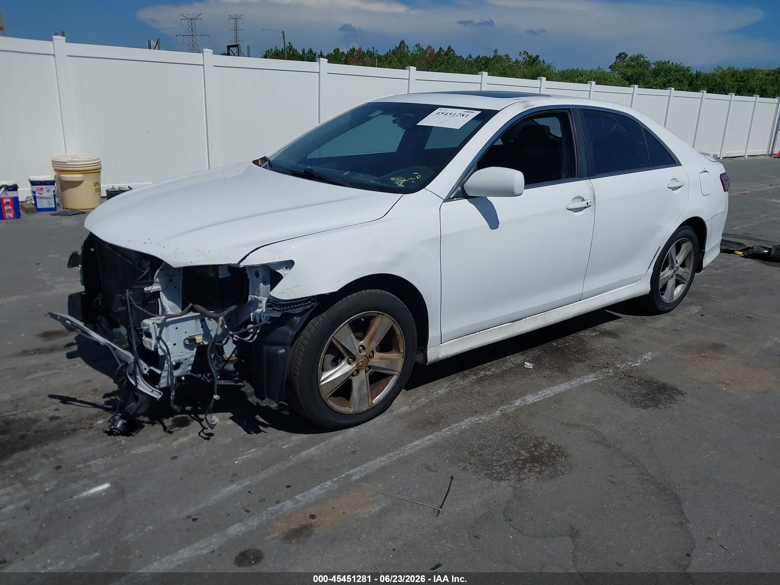 2011 Toyota Camry Se White vin: 4T1BF3EKXBU711246
