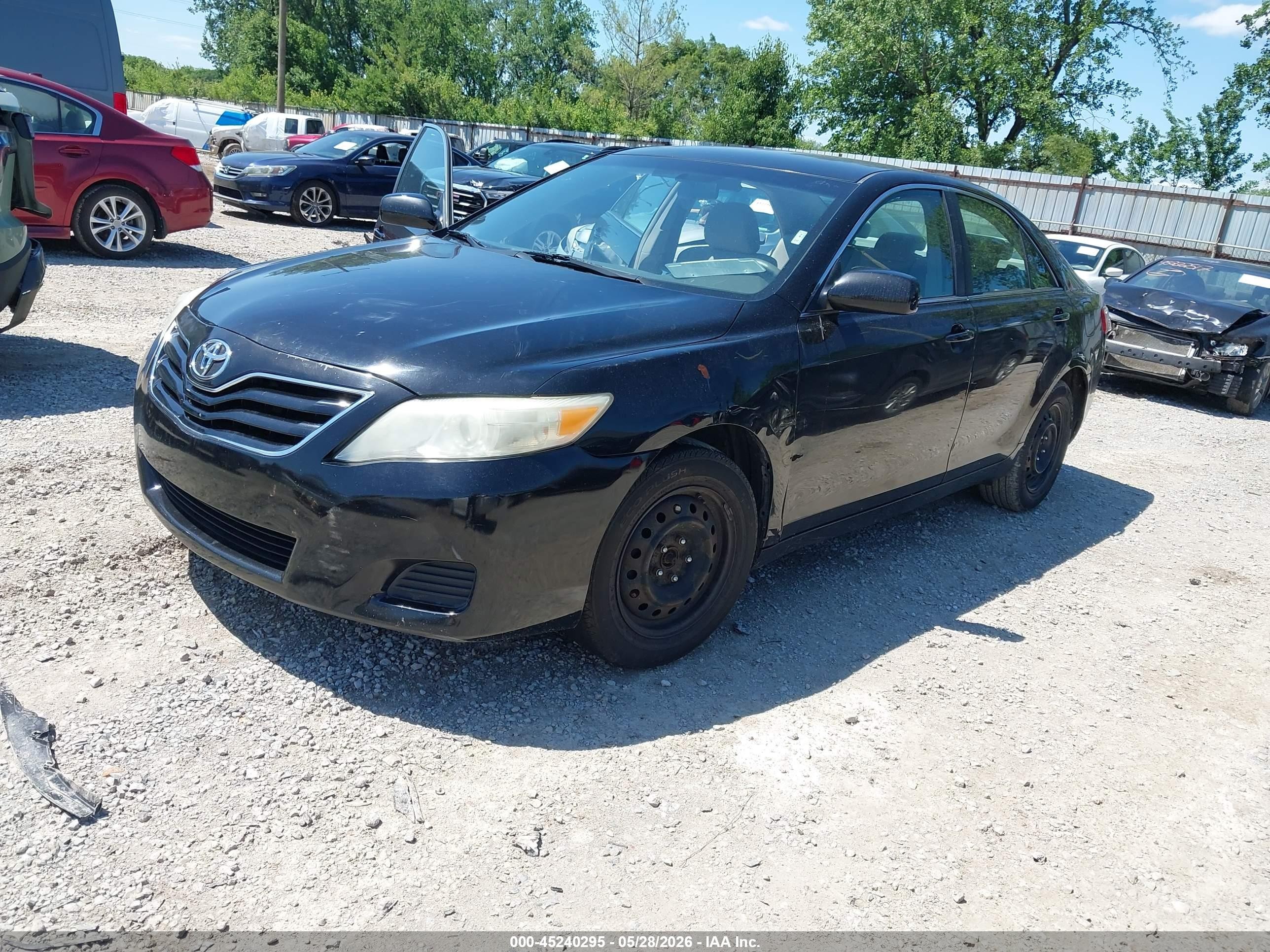 2011 Toyota Camry Le Черный vin: 4T1BF3EKXBU719654