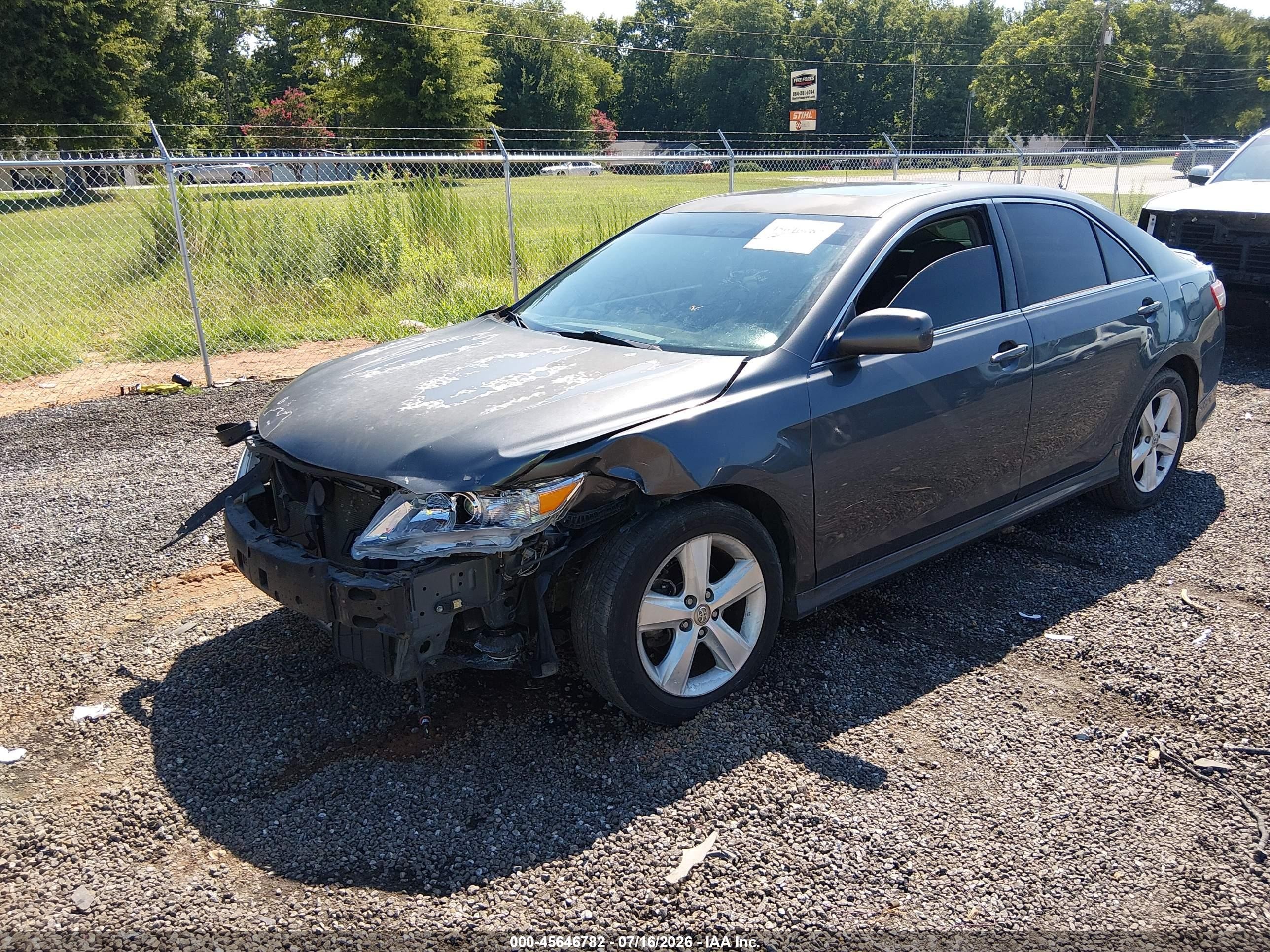 2011 Toyota Camry Se Gray vin: 4T1BF3EKXBU731867