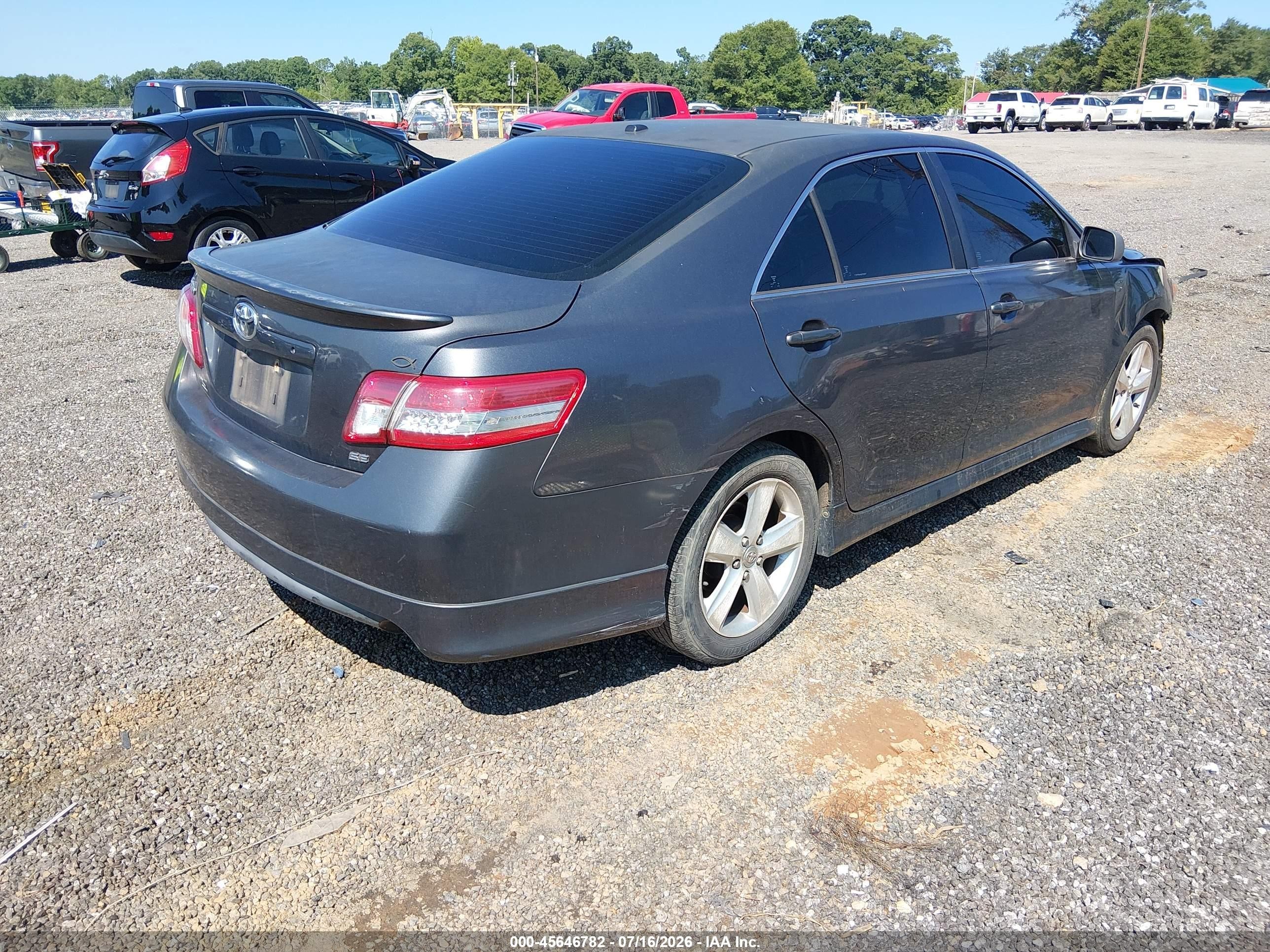 2011 Toyota Camry Se Gray vin: 4T1BF3EKXBU731867