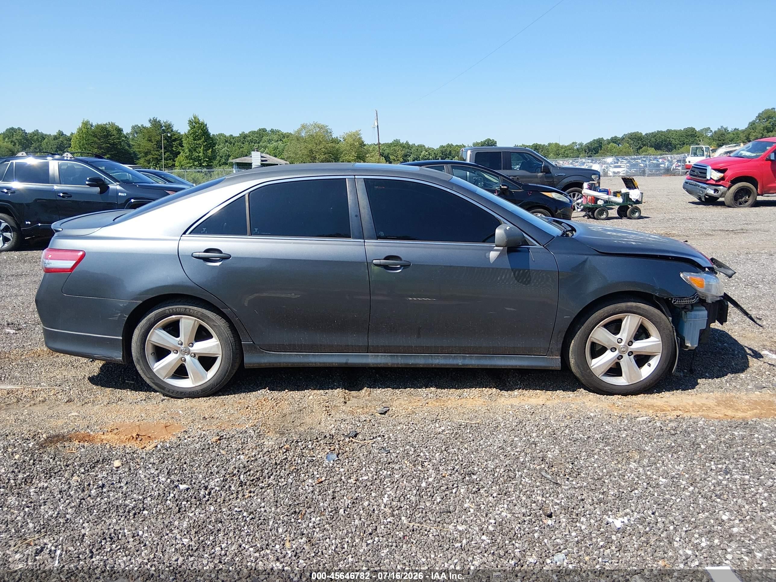 2011 Toyota Camry Se Gray vin: 4T1BF3EKXBU731867
