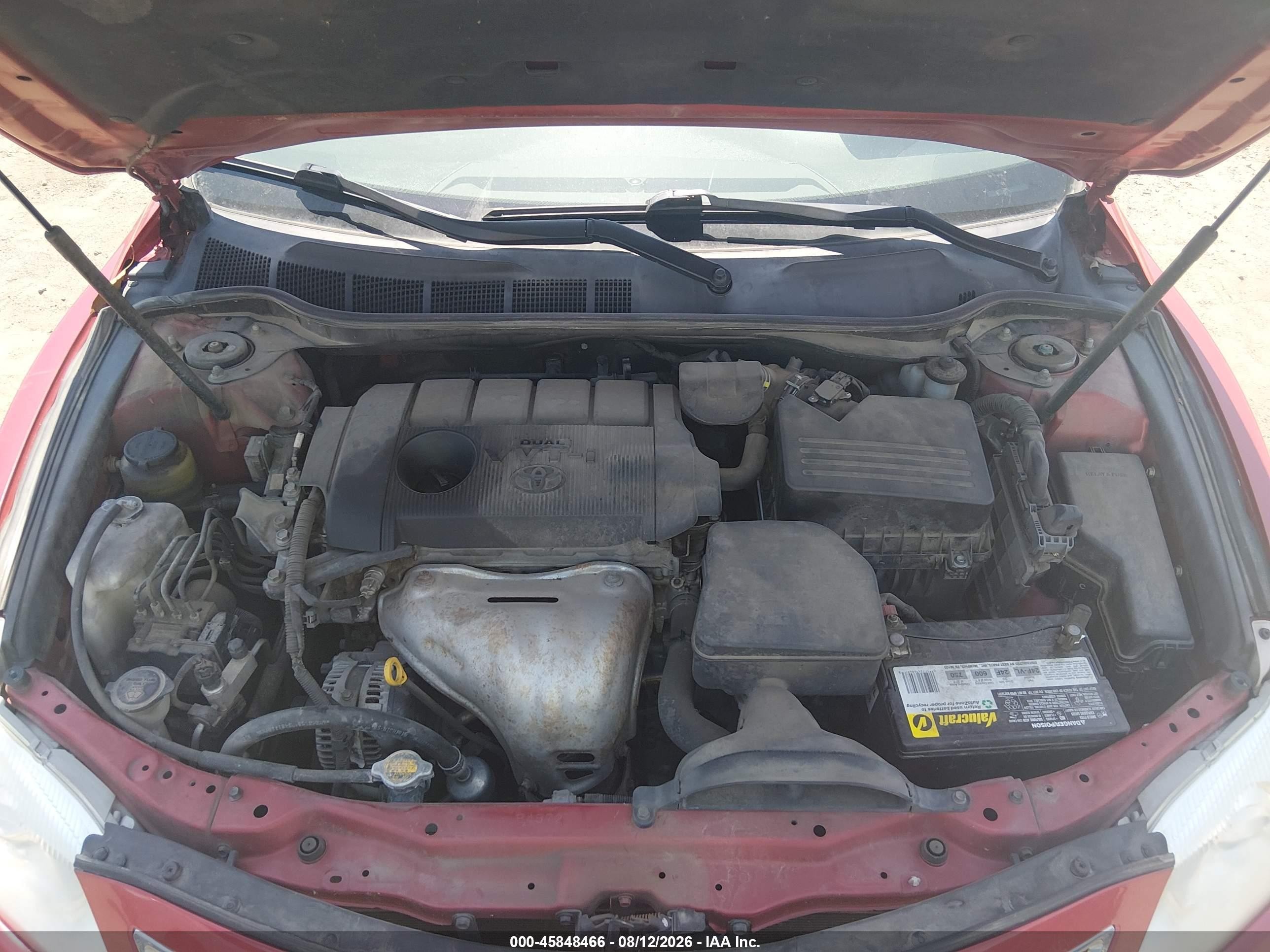 2011 Toyota Camry Le Red vin: 4T1BF3EKXBU733604