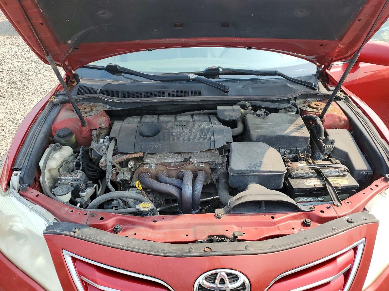 2011 Toyota Camry Xle Red vin: 4T1BF3EKXBU749916