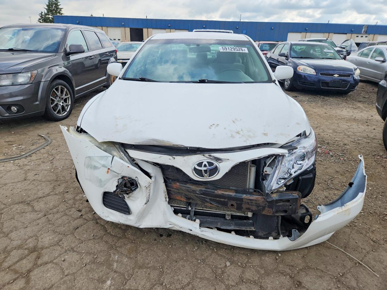 2011 Toyota Camry Le White vin: 4T1BF3EKXBU766845
