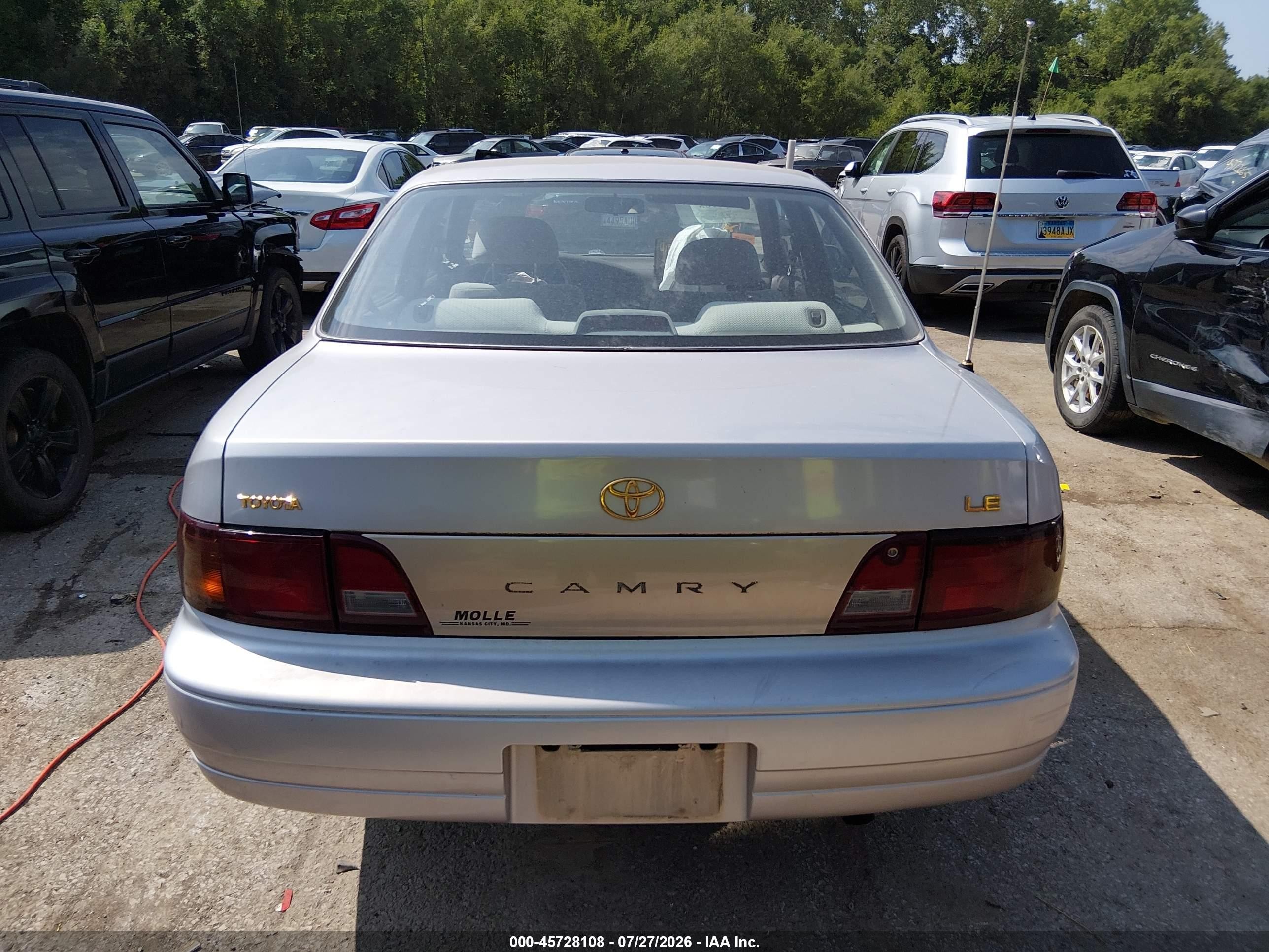 1996 Toyota Camry Dx/le/xle Champagne vin: 4T1BG12K0TU725874