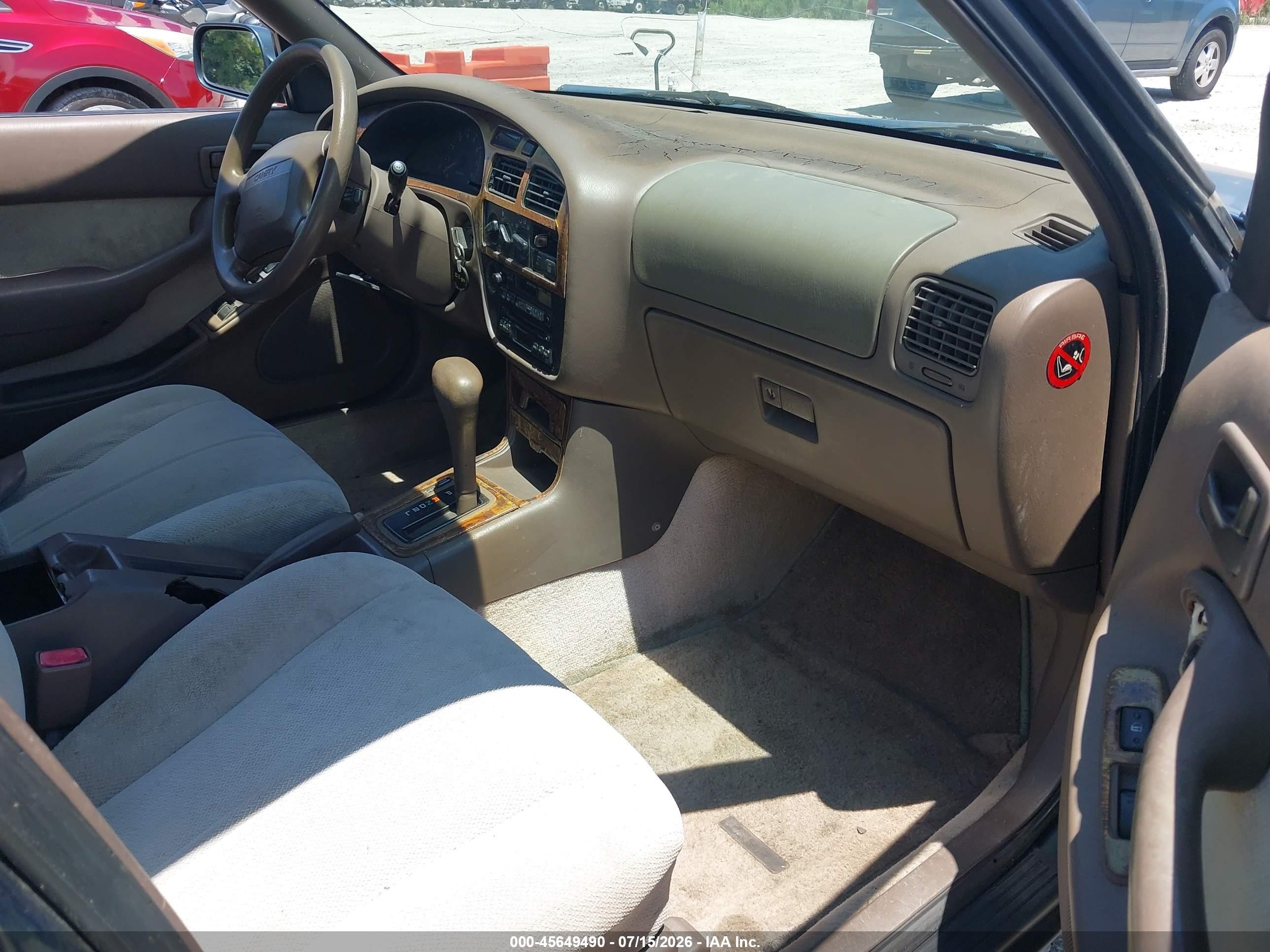1996 Toyota Camry Dx/le/xle Blue vin: 4T1BG12K2TU714665