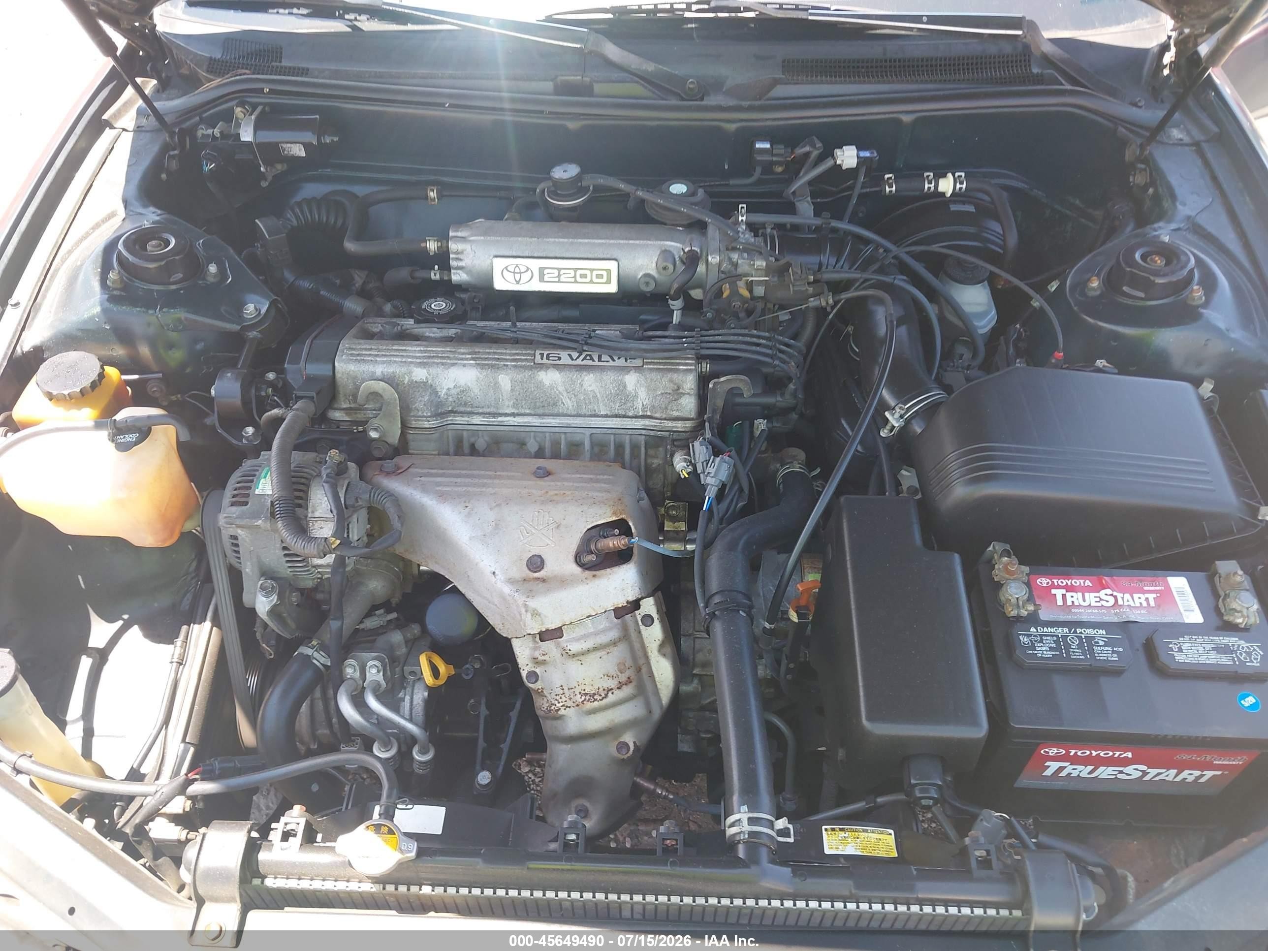 1996 Toyota Camry Dx/le/xle Blue vin: 4T1BG12K2TU714665